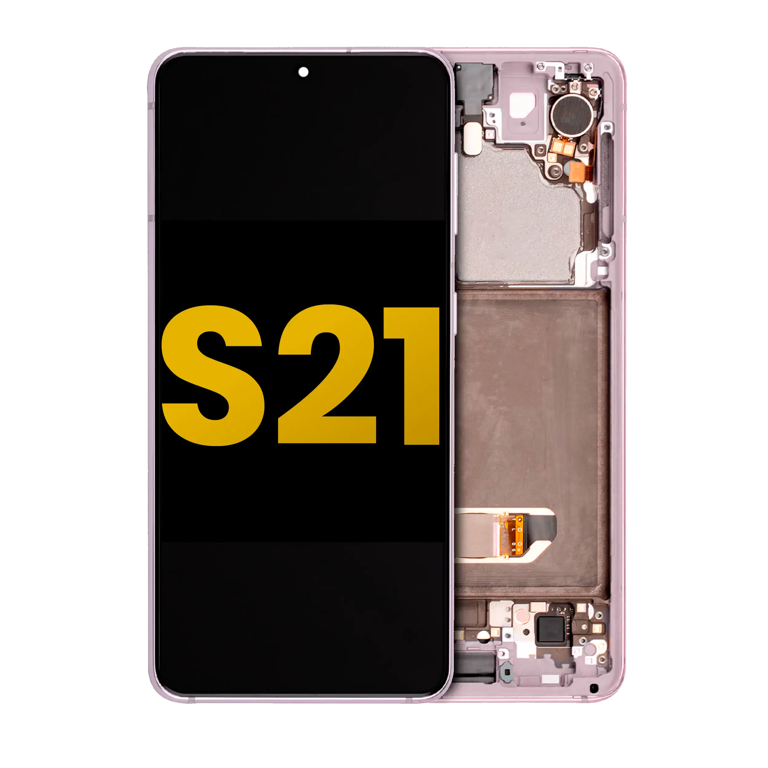 Display OLED completo con Frame per Samsung Galaxy S21 5G (Refurbished) (Phantom Violet)