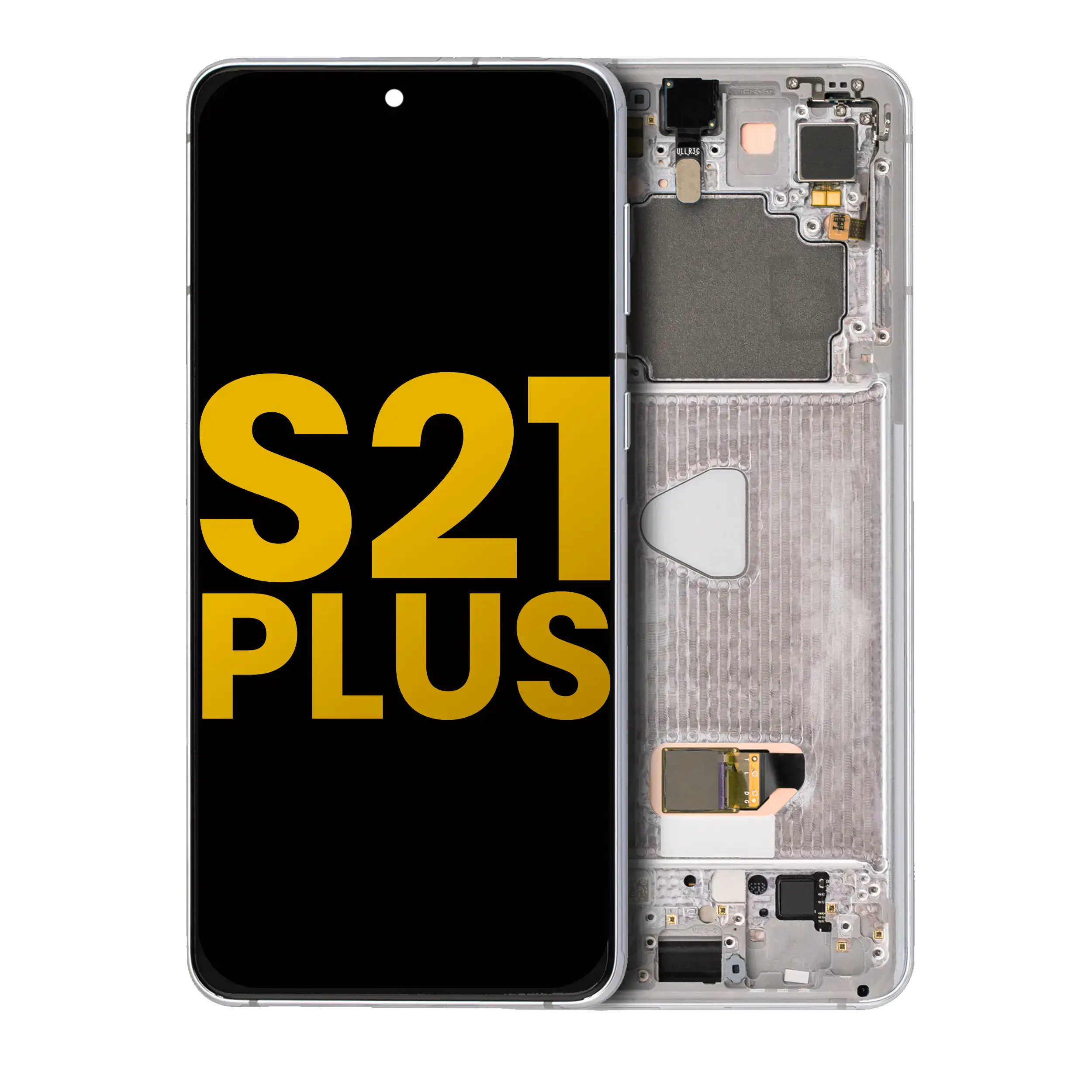 Display OLED completo con Frame per Samsung Galaxy S21 Plus 5G (Refurbished) (Phantom Argento)