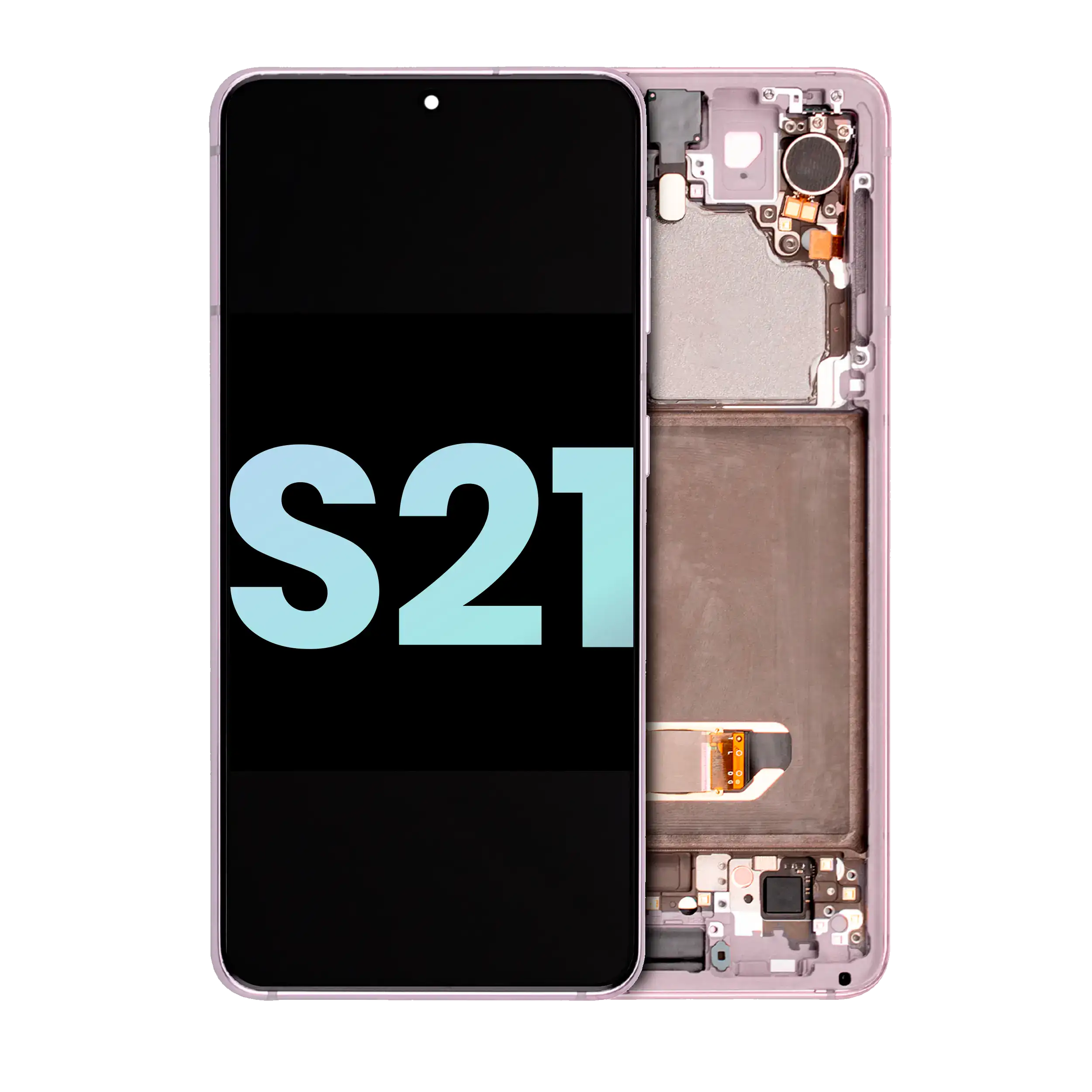 Display OLED completo con Frame per Samsung Galaxy S21 5G (Service Pack) (Phantom Rosa)