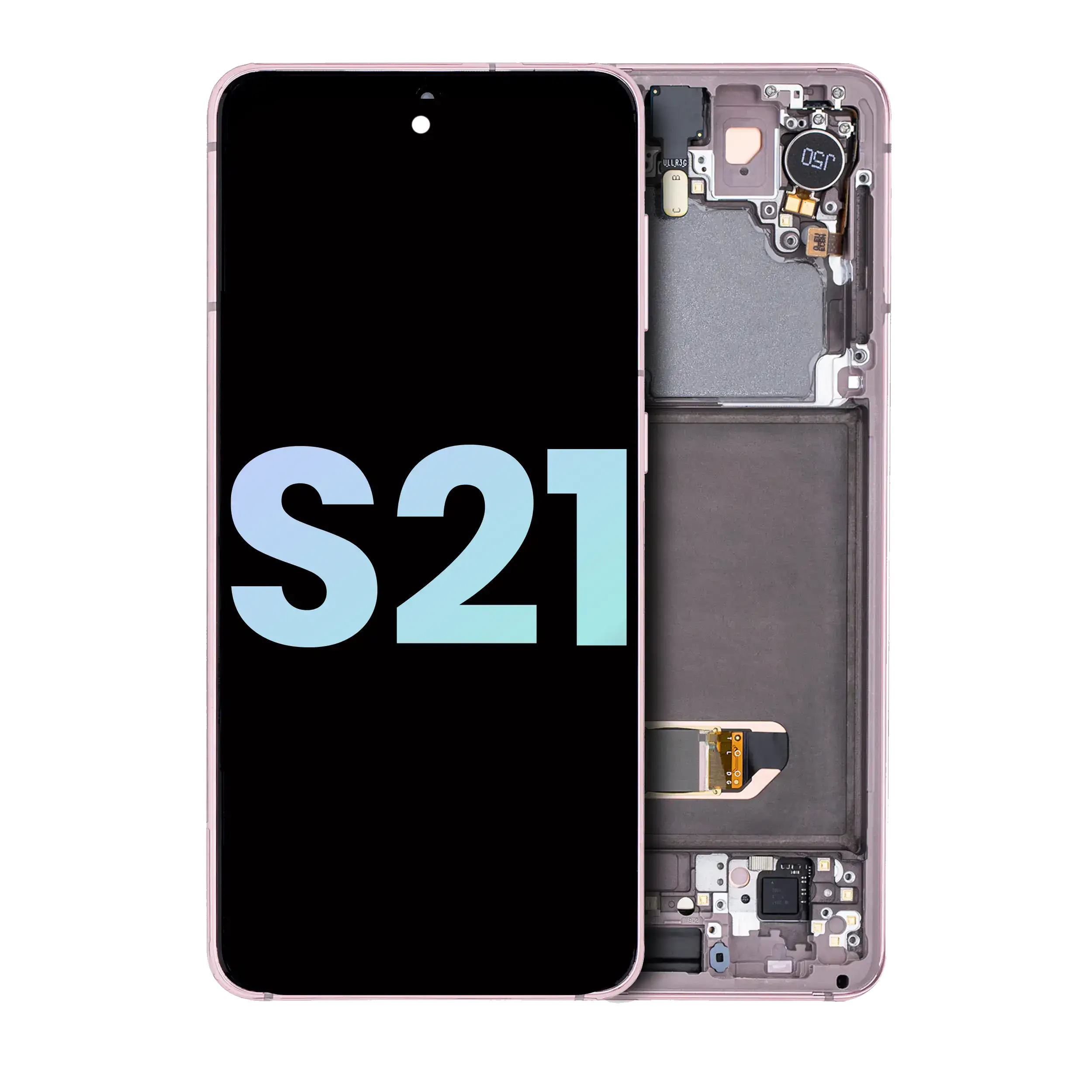 Display OLED completo con Frame per Samsung Galaxy S21 5G (Service Pack) (Phantom Violet)