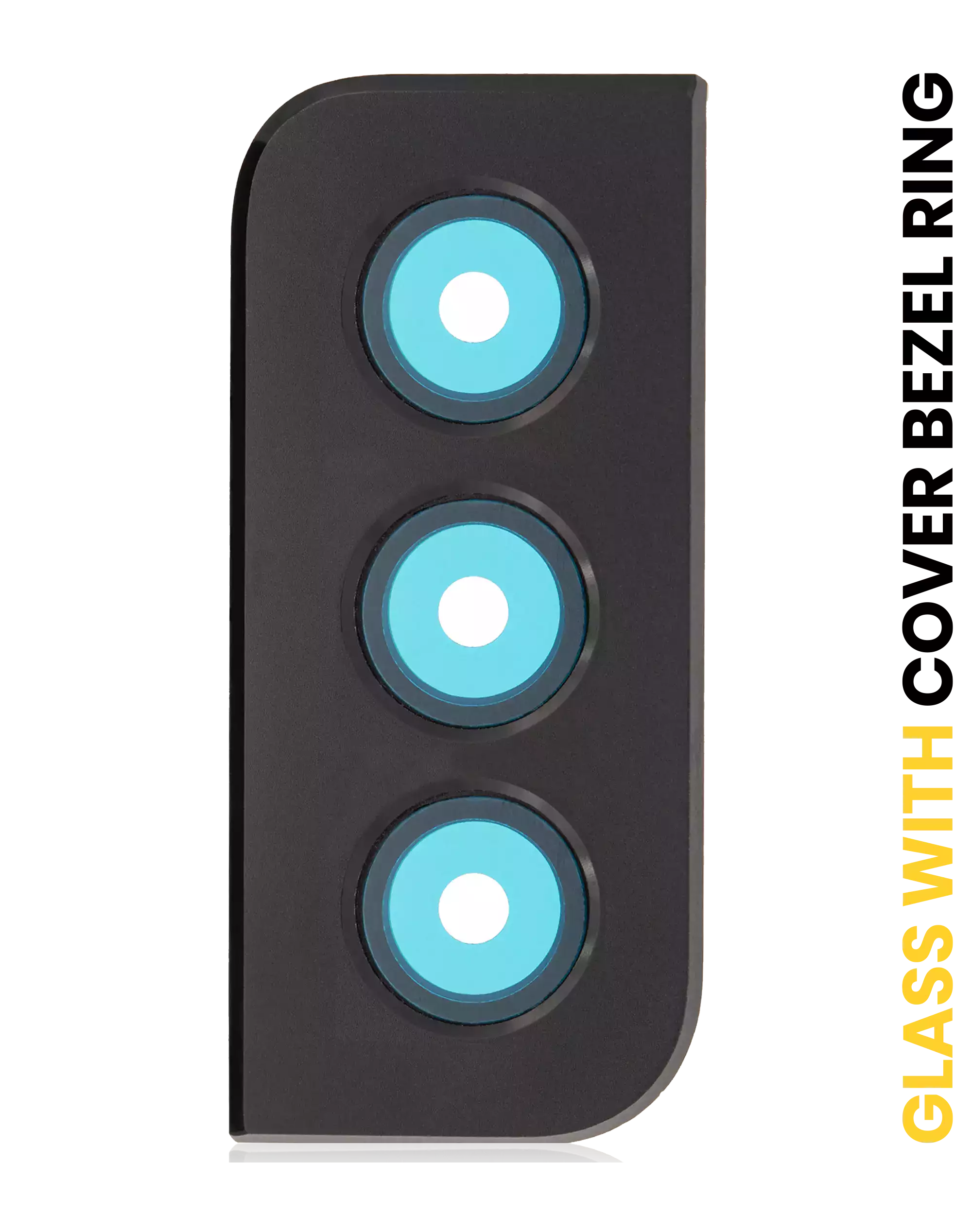 Lente fotocamera posteriore con Cornice Ring per Samsung Galaxy S21 Plus (Phantom Nero)