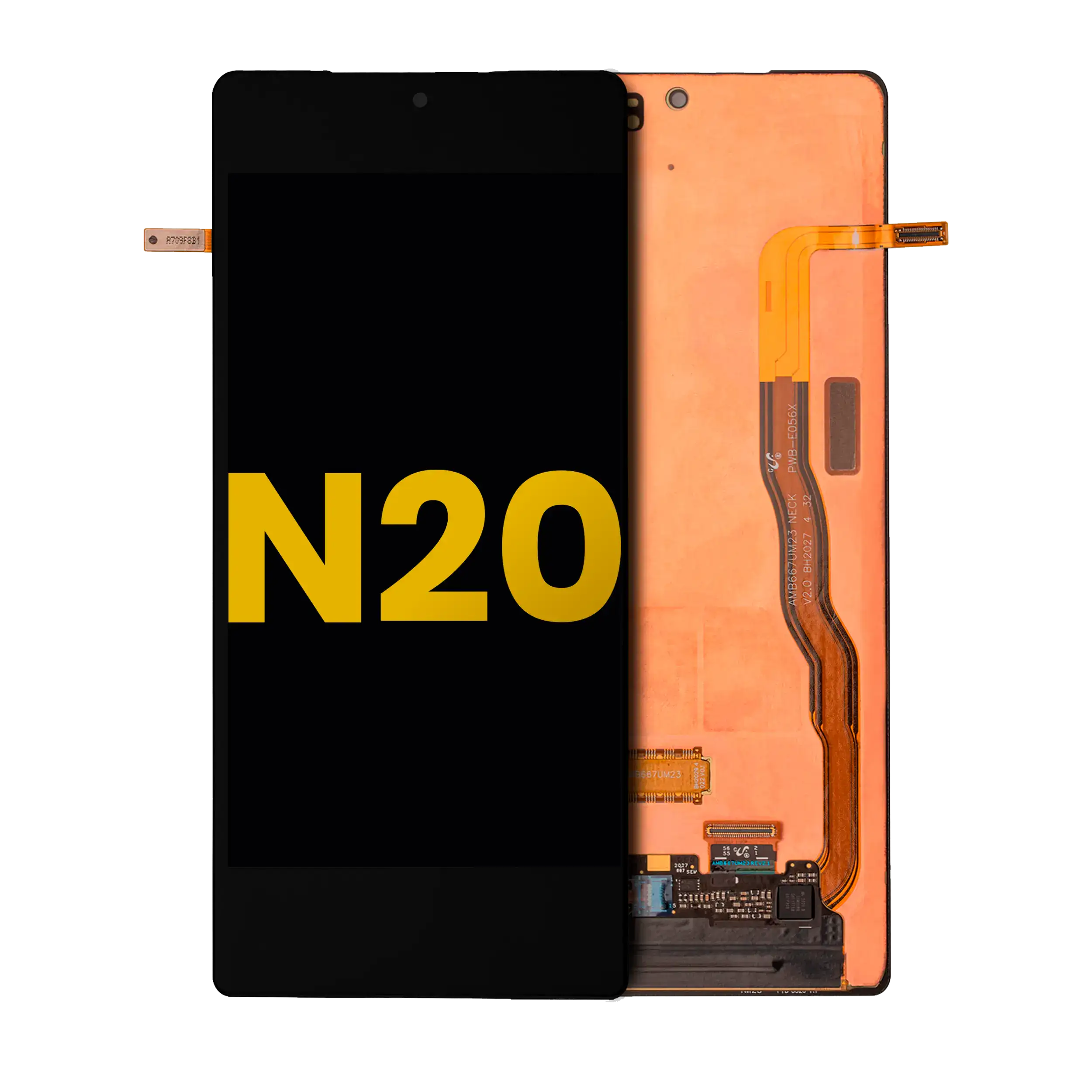 Display OLED completo senza Frame per Samsung Galaxy Note 20 5G (Refurbished) (tutti i colori)
