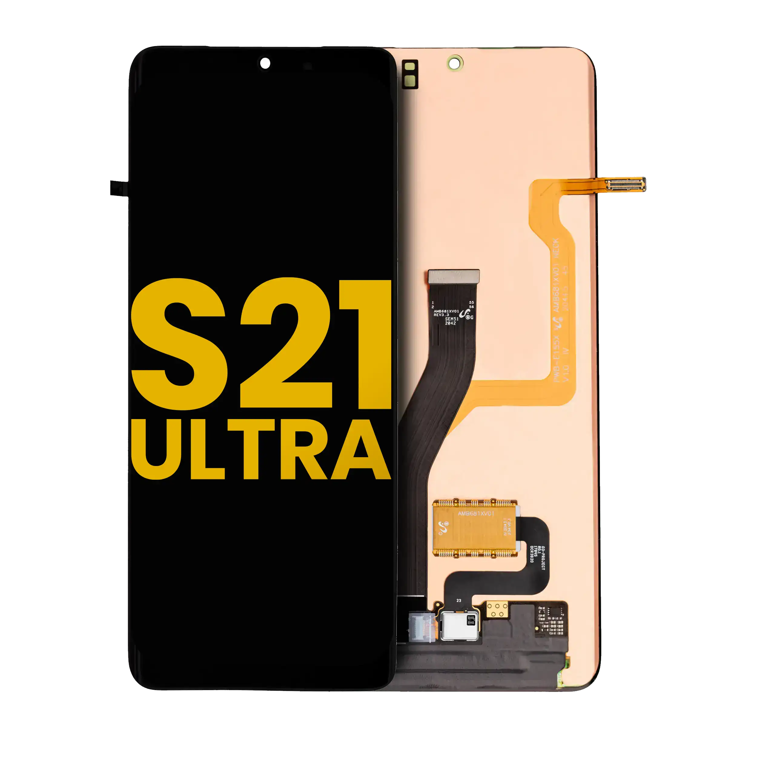 Display OLED completo senza Frame per Samsung Galaxy S21 Ultra 5G (Refurbished) (tutti i colori)