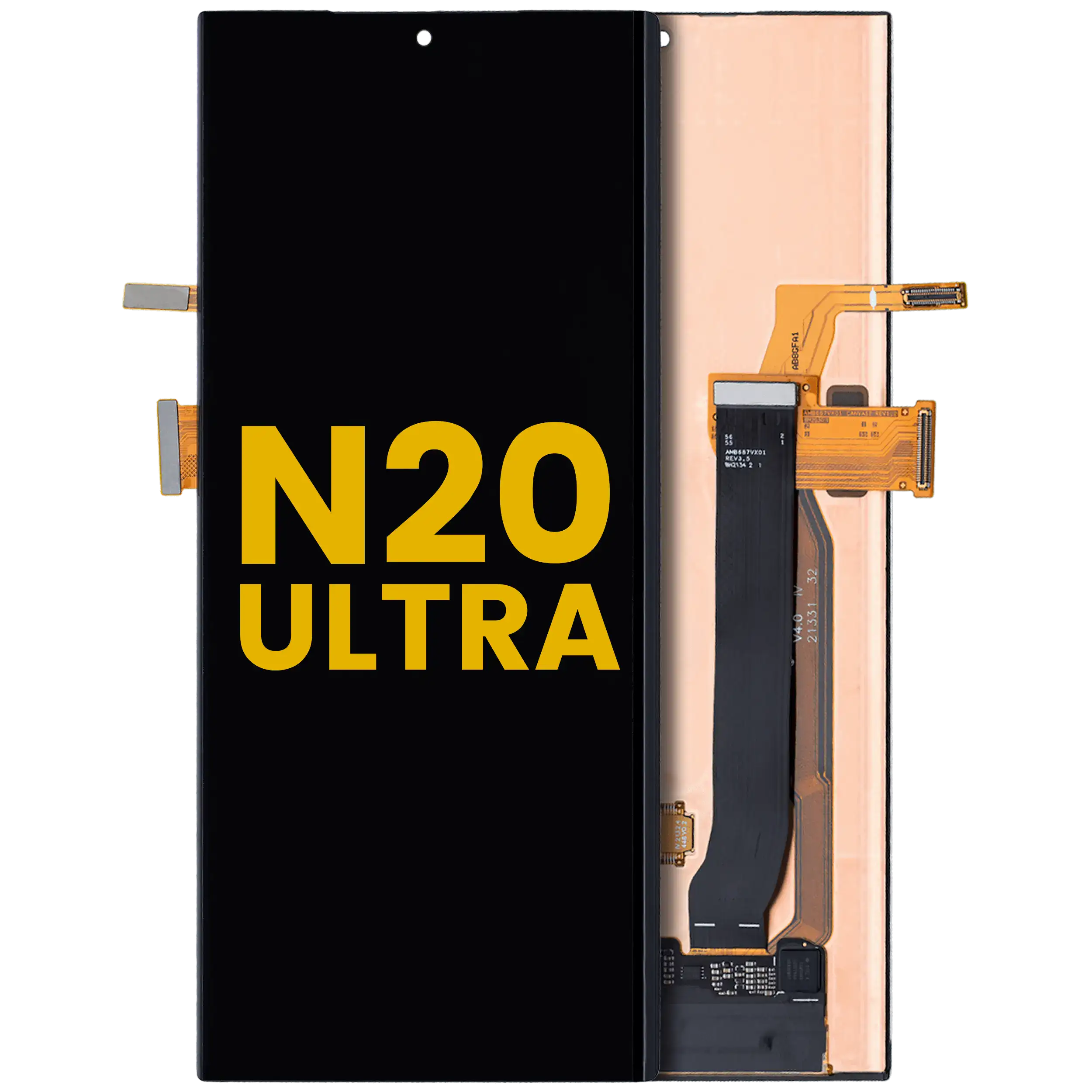 Display OLED completo senza Frame per Samsung Galaxy Note 20 Ultra 5G (Refurbished) (tutti i colori)