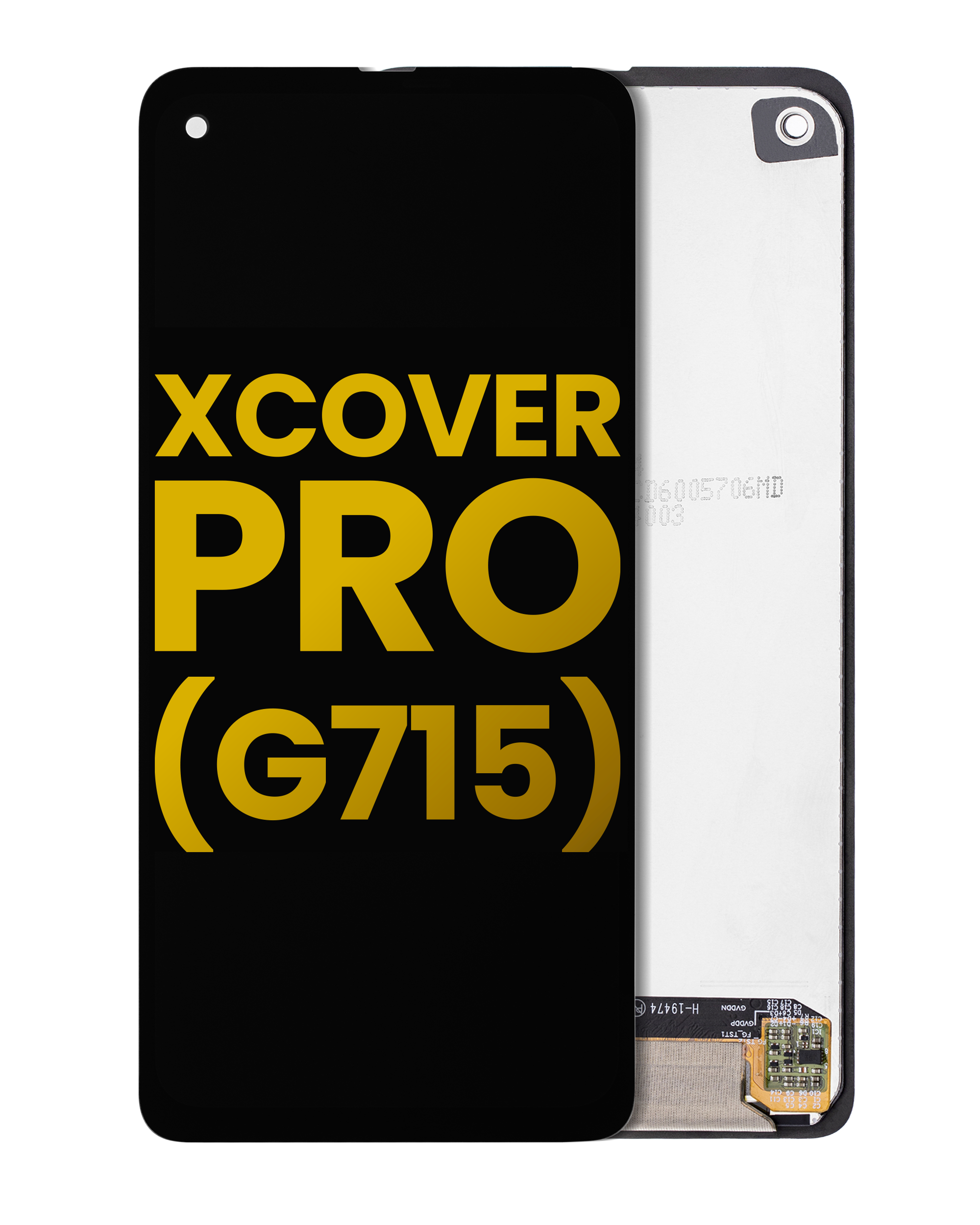 Display LCD completo senza Frame per Samsung Galaxy XCover Pro (G715) (Refurbished) (Nero)