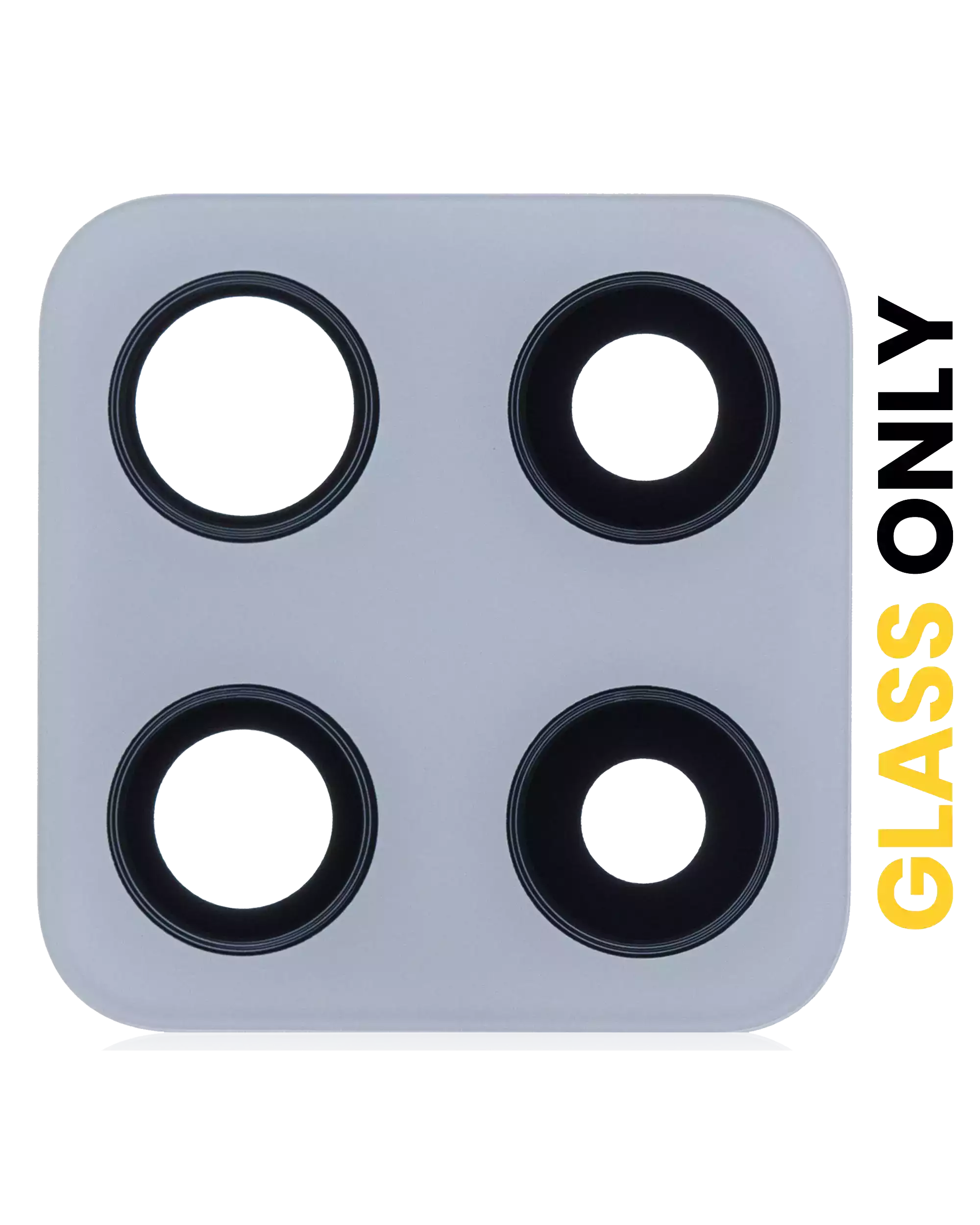 Lente fotocamera posteriore (solo vetro) con adesivo per Samsung Galaxy A42 5G (A426 / 2020) (Prism Dot Grigio)