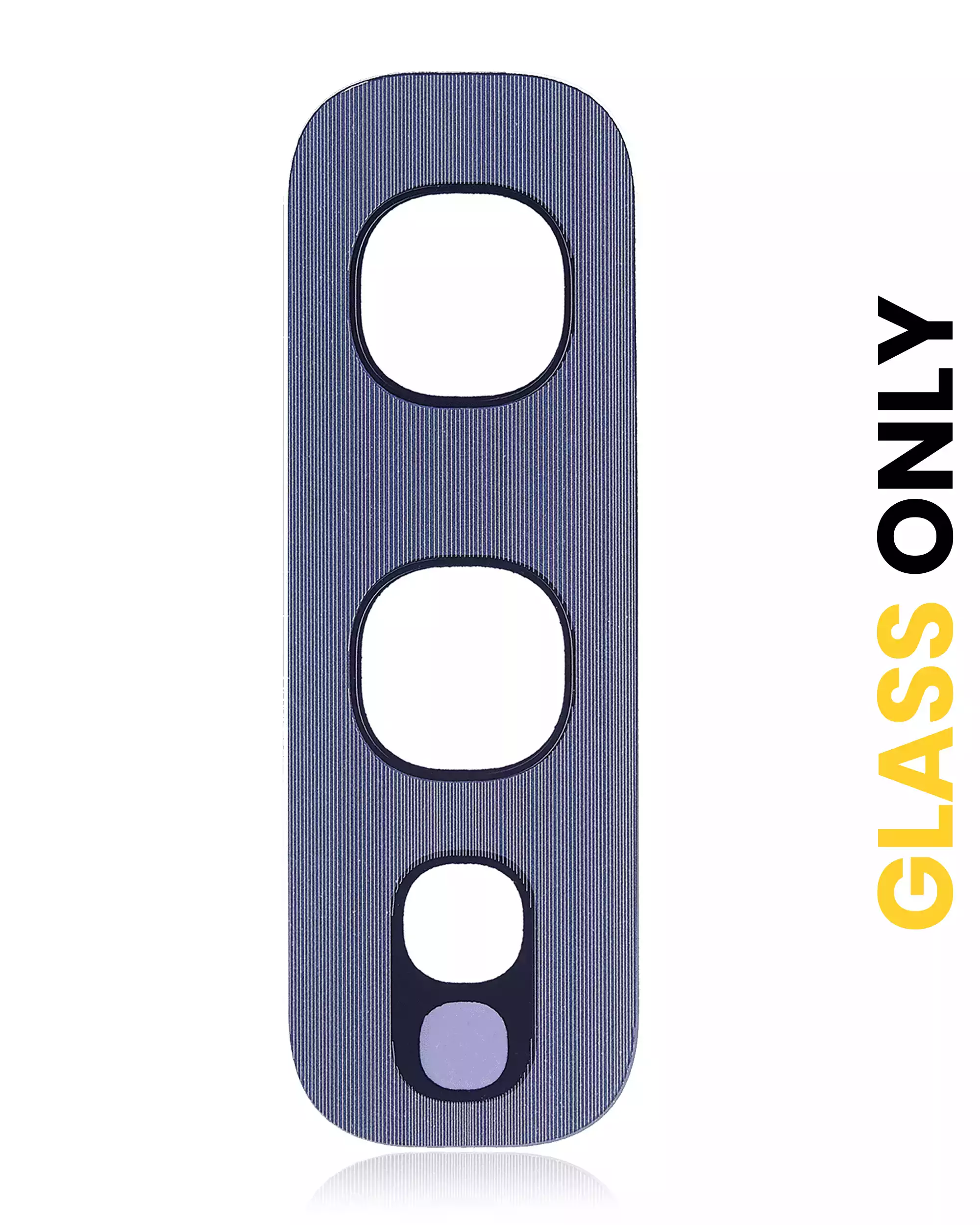 Lente fotocamera posteriore (solo vetro) con adesivo per Samsung Galaxy S10E (Prism Blu) (10 pezzi)
