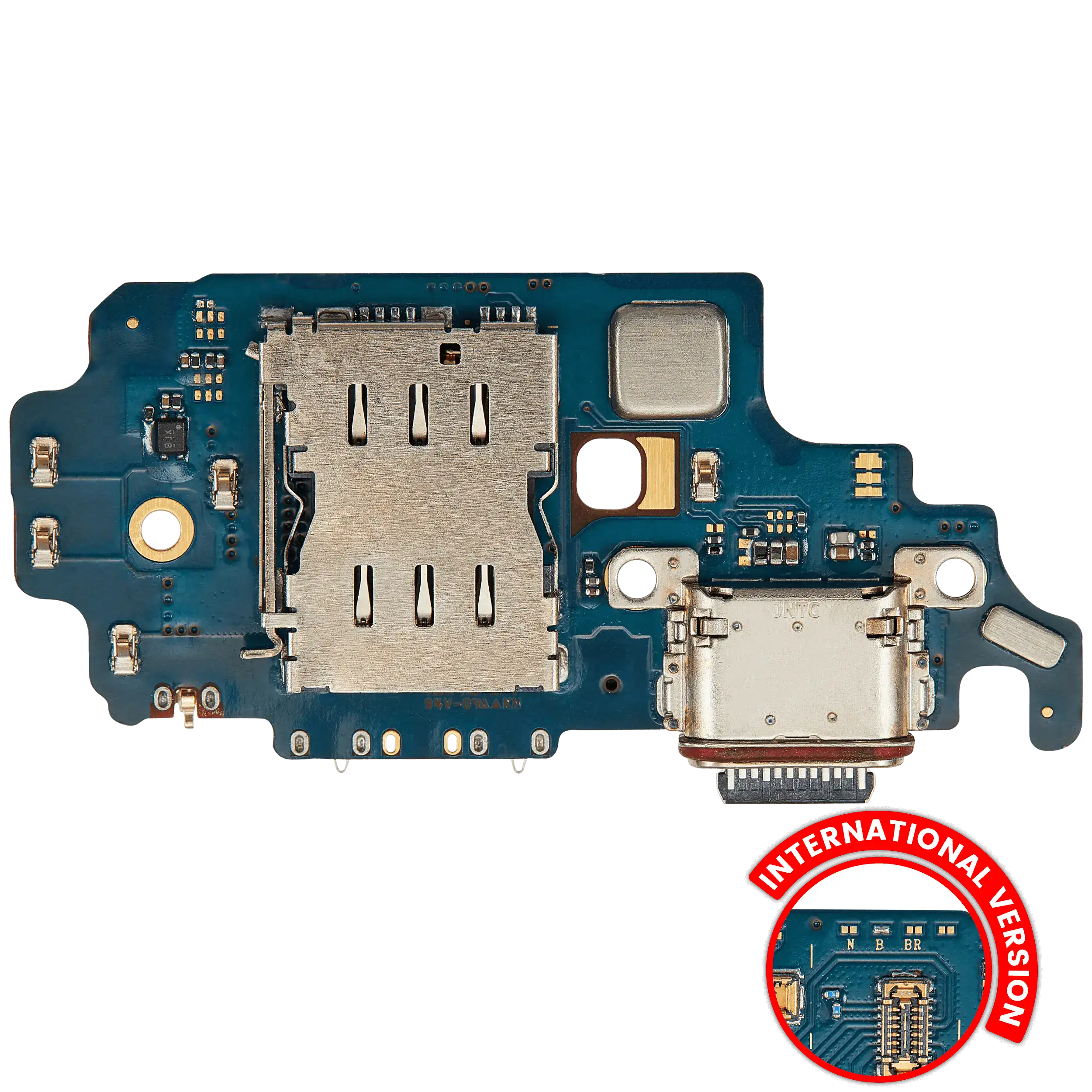 Connettore di ricarica Scheda con Sim Card Reader per Samsung Galaxy S21 Ultra 5G (G998B) (International Version) (Premium)