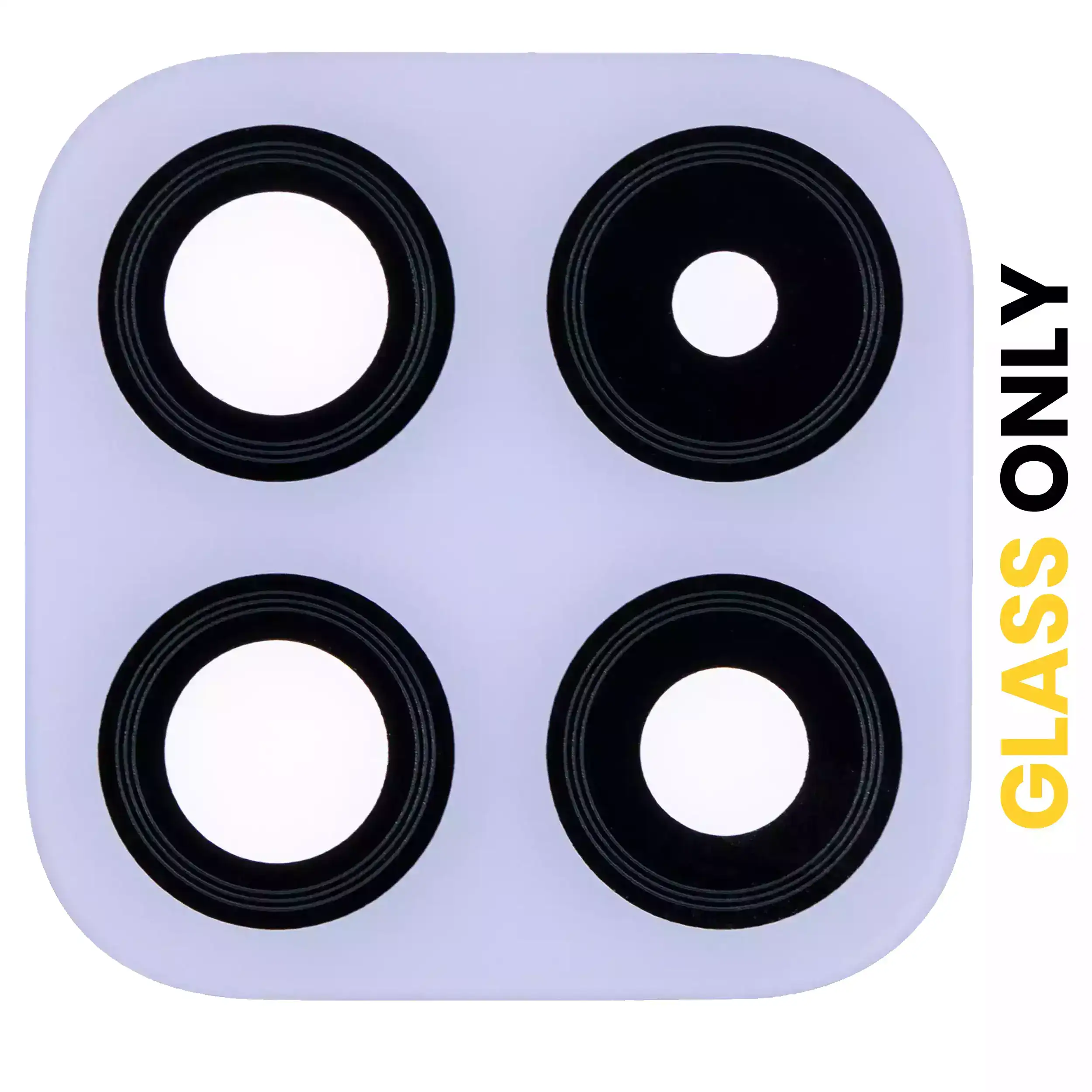 Lente fotocamera posteriore (solo vetro) con adesivo per Samsung Galaxy A22 5G (A226 / 2021) (Violet)