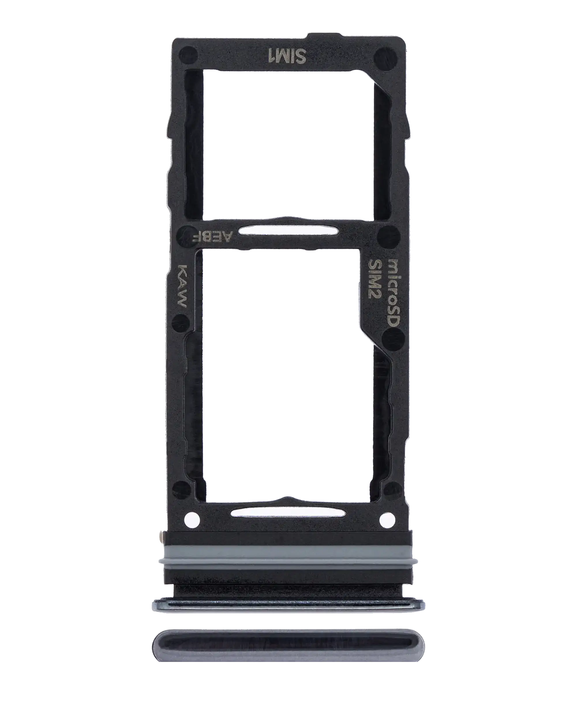 Carrellino doppia SIM per Samsung Galaxy A72 (A725 / 2021) (Awesome Nero)