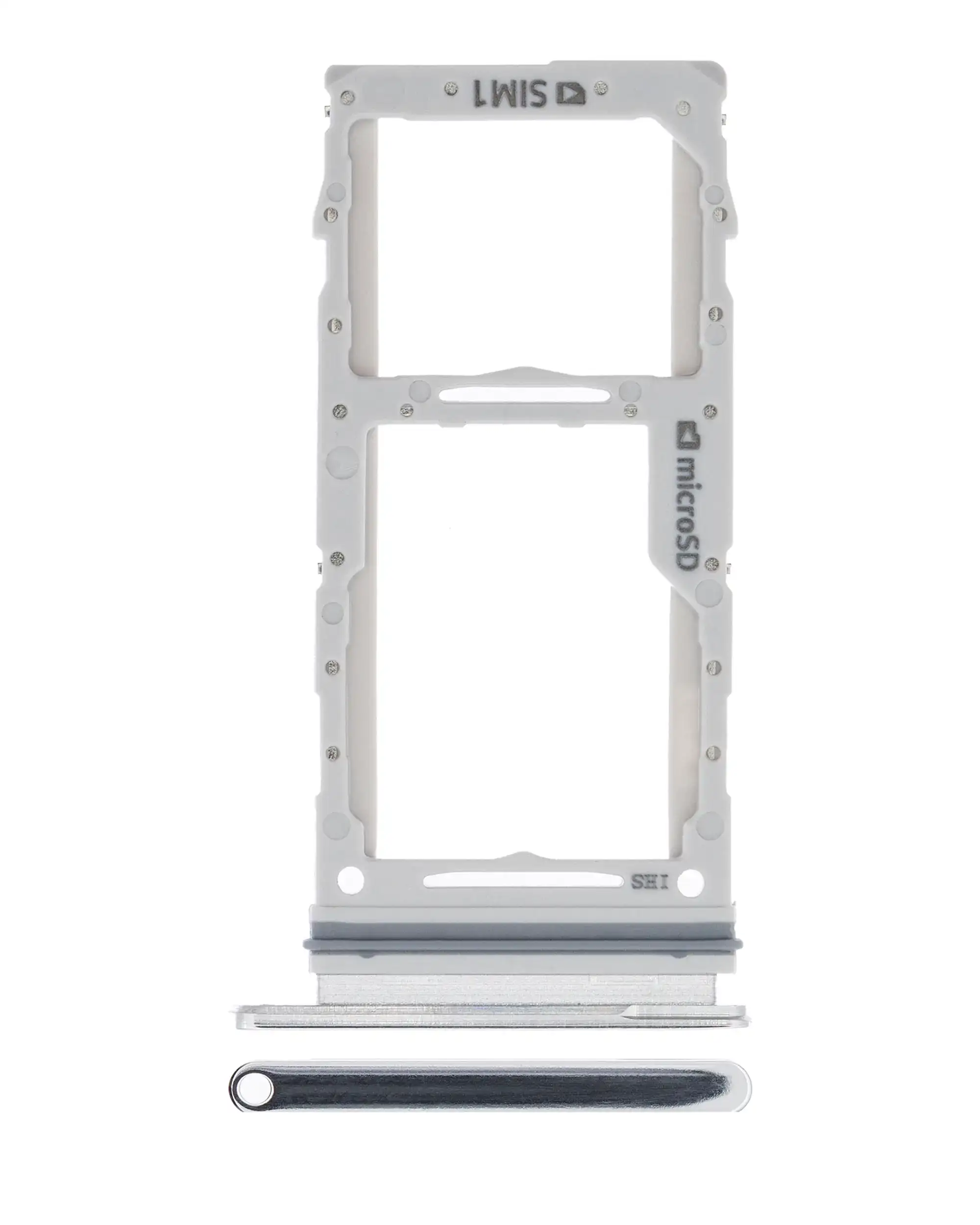 Carrellino doppia SIM per Samsung Galaxy A90 5G (A908 / 2019) (Bianco)