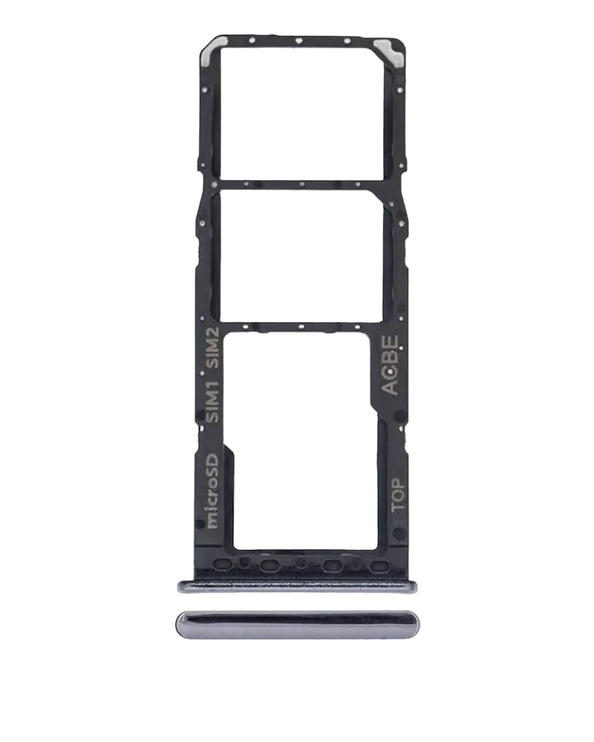 Carrellino doppia SIM per Samsung Galaxy A32 (A325 / 2021) (Awesome Nero)