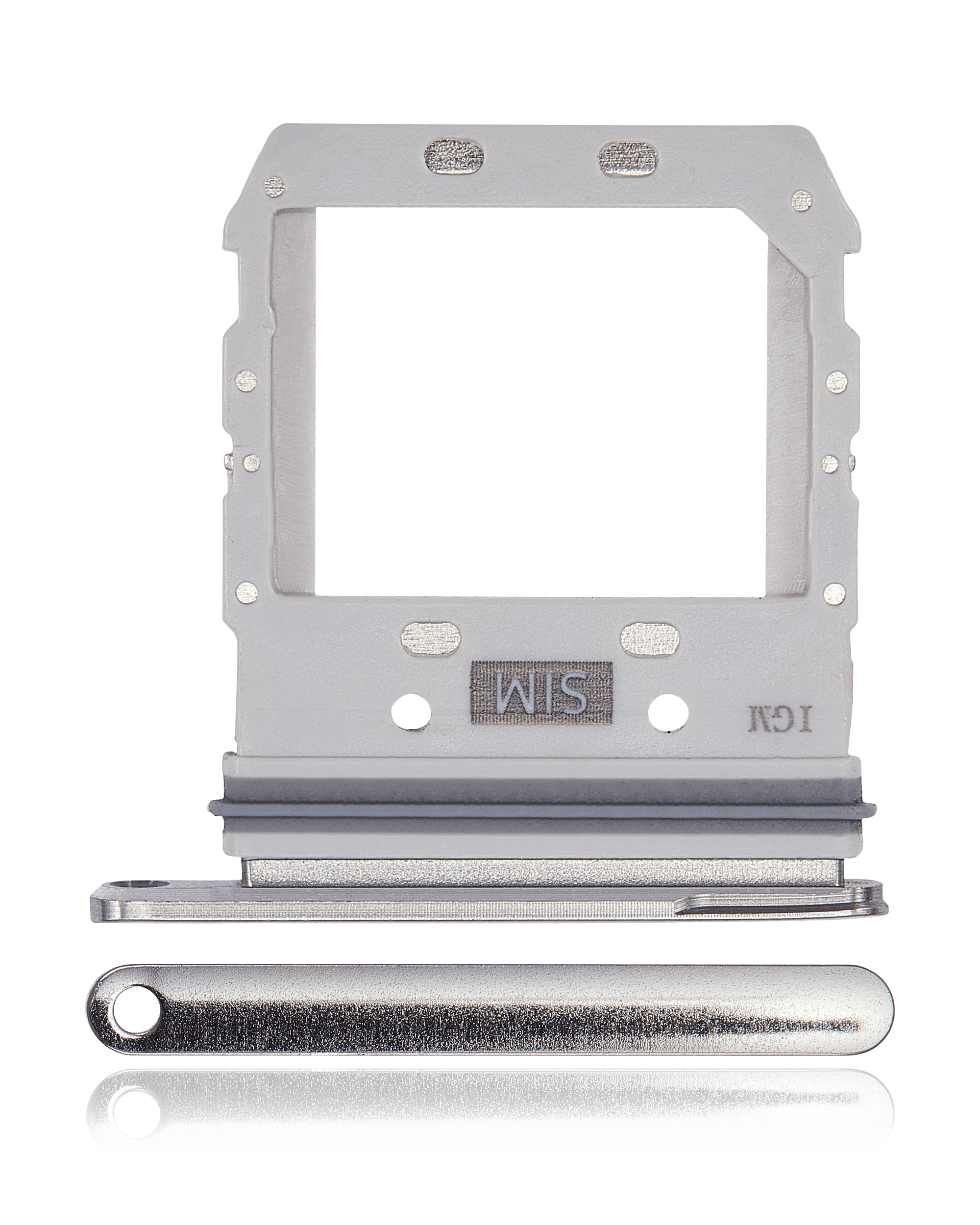 Carrellino doppia SIM per Samsung Galaxy S10 5G (Crown Argento)