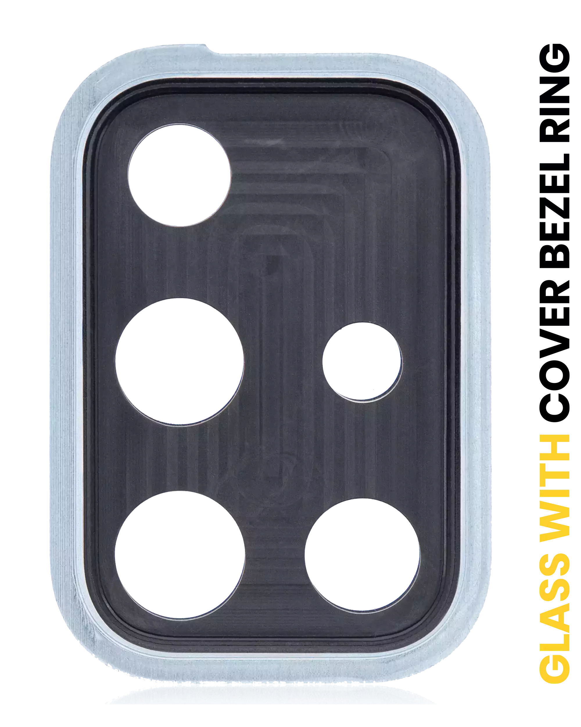 Lente fotocamera posteriore con Cover Cornice Ring per Samsung Galaxy A71 4G (A715 / 2020) (Prism Crush Blu)