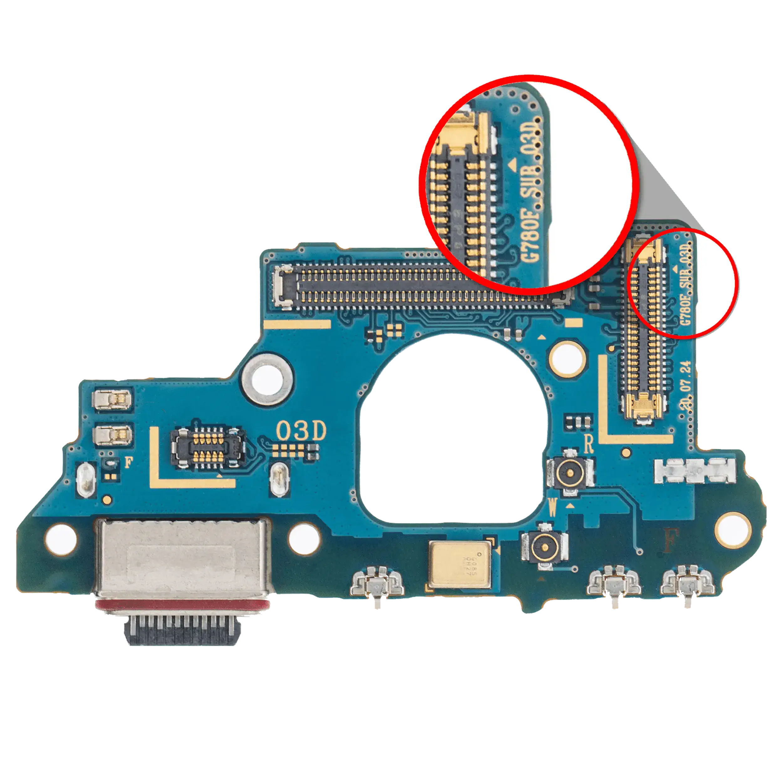 Connettore di ricarica con PCB Scheda per Samsung Galaxy S20 FE 4G (All Models) (Premium)