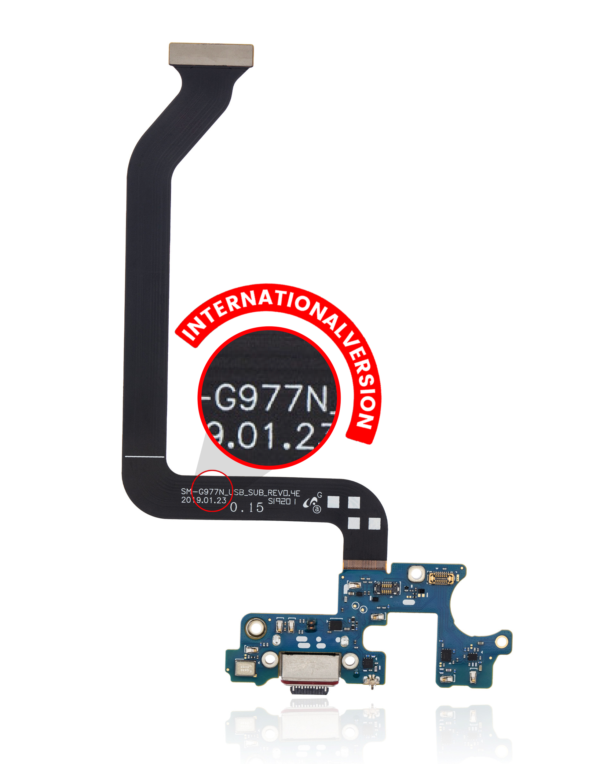 Connettore di ricarica con flat per Samsung Galaxy S10 5G (G977N) (International Version) (Premium)