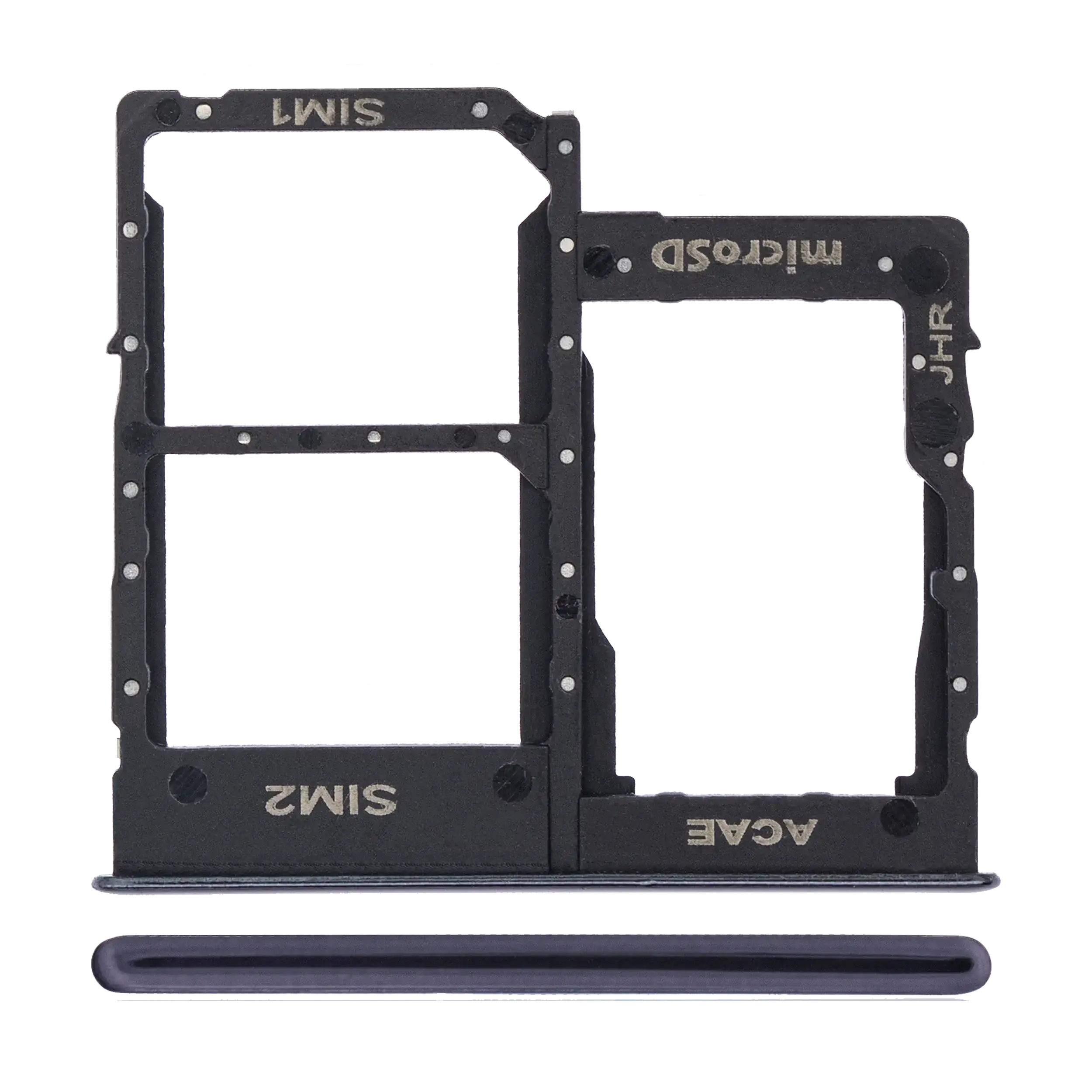 Carrellino doppia SIM per Samsung Galaxy A31 (A315 / 2020) (Prism Crush Nero)