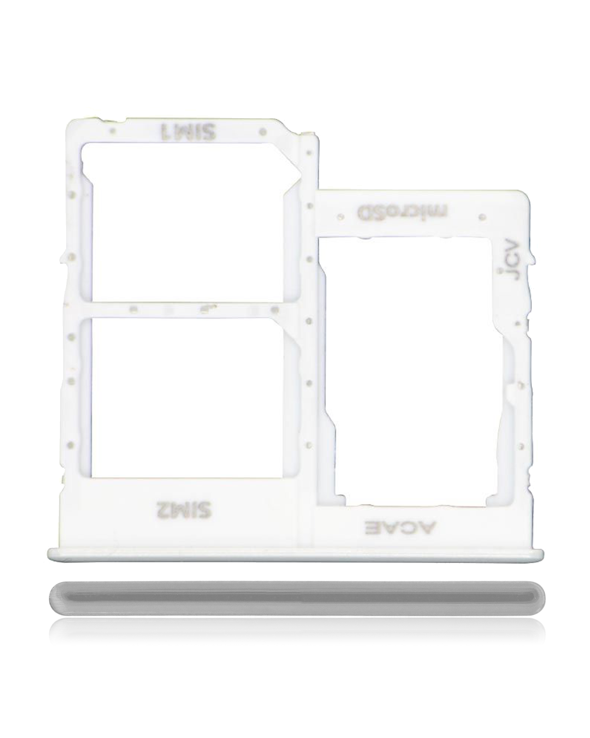 Carrellino doppia SIM per Samsung Galaxy A31 (A315 / 2020) (Prism Crush Bianco)
