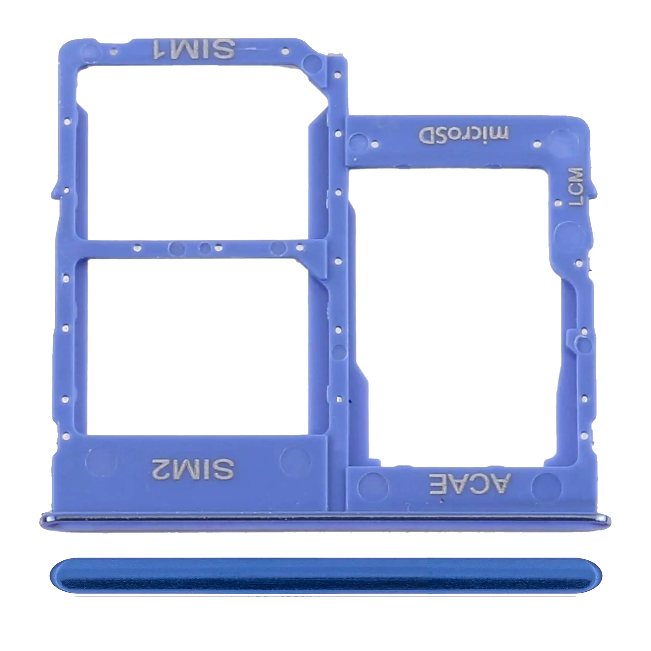 Carrellino doppia SIM per Samsung Galaxy A31 (A315 / 2020) (Prism Crush Blu)