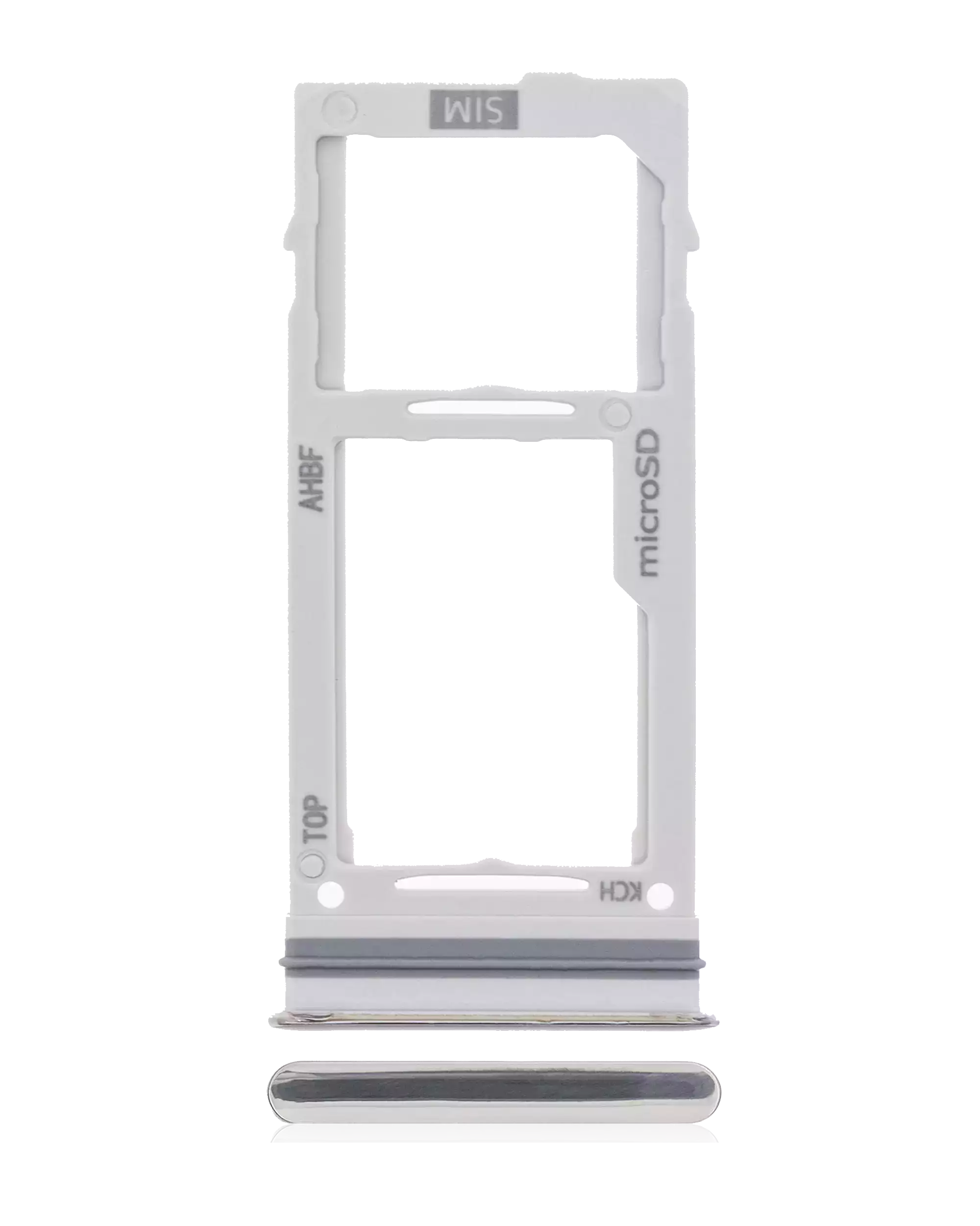 Carrellino SIM singola per Samsung Galaxy A72 (A725 / 2021) (Awesome Bianco)