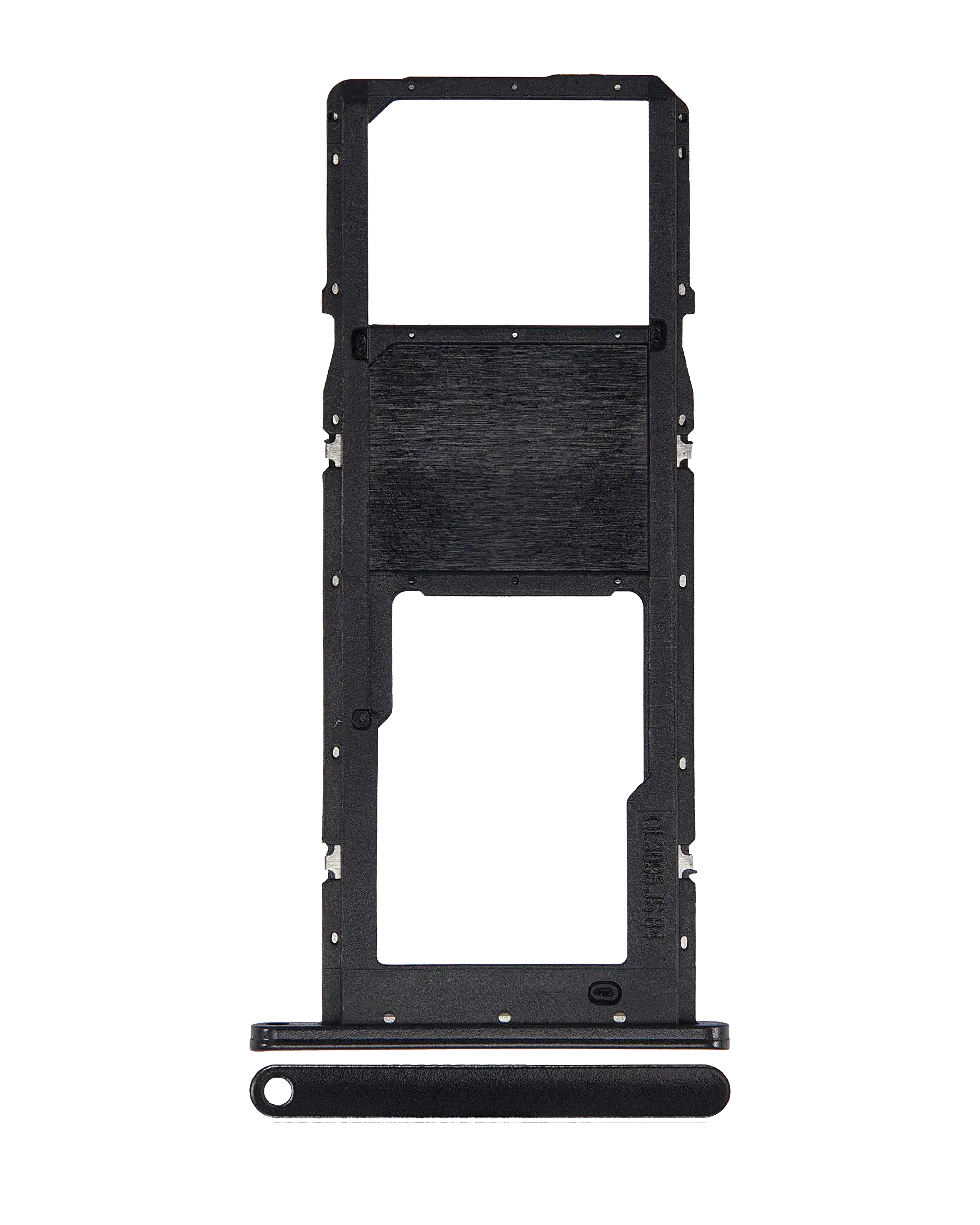Carrellino SIM singola per Samsung Galaxy A02S (A025 / 2020) / A03 (A035 / 2021) (Nero)