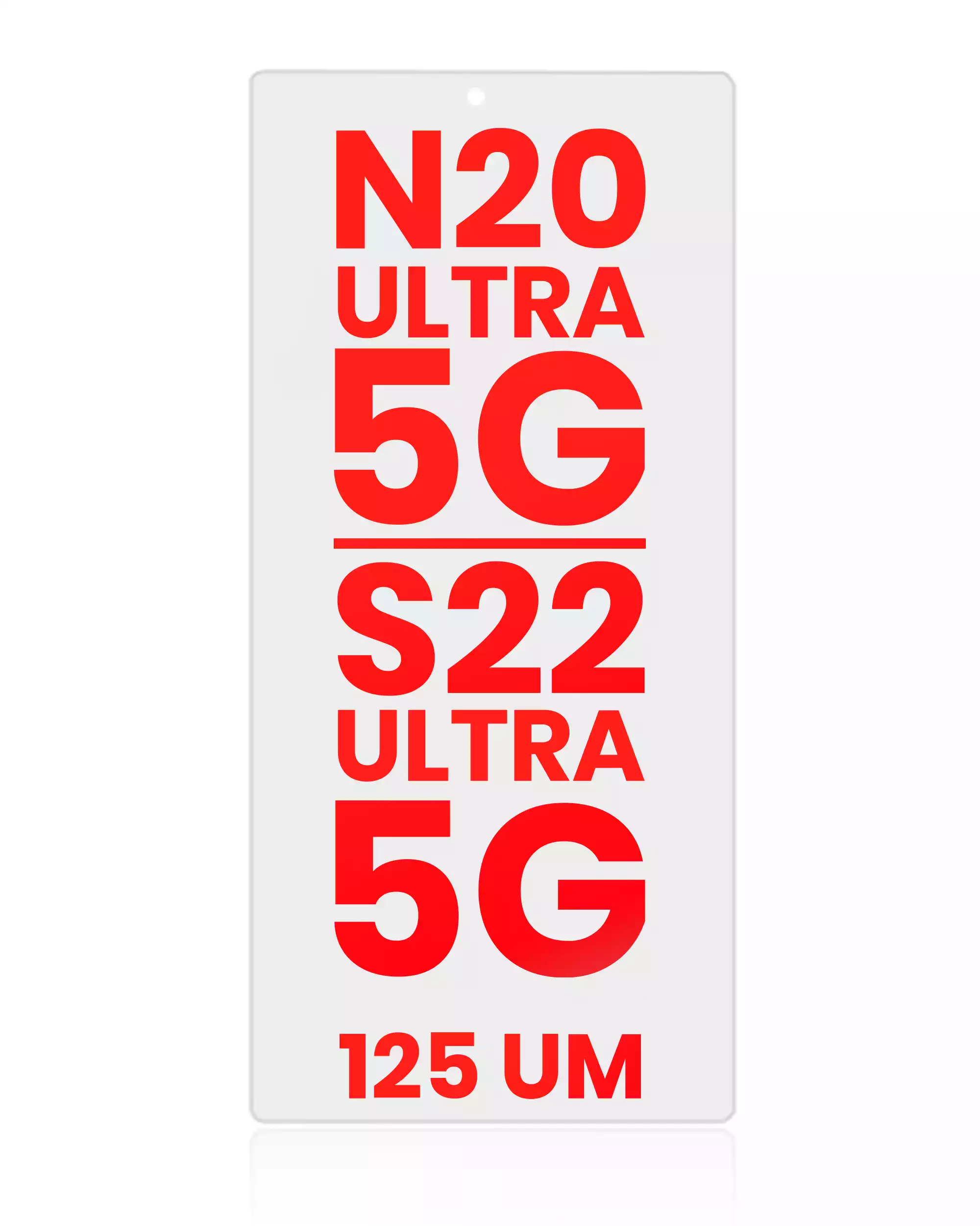 OCA per Samsung Galaxy Note 20 Ultra 5G / S22 Ultra 5G (10 pezzi) (125um)