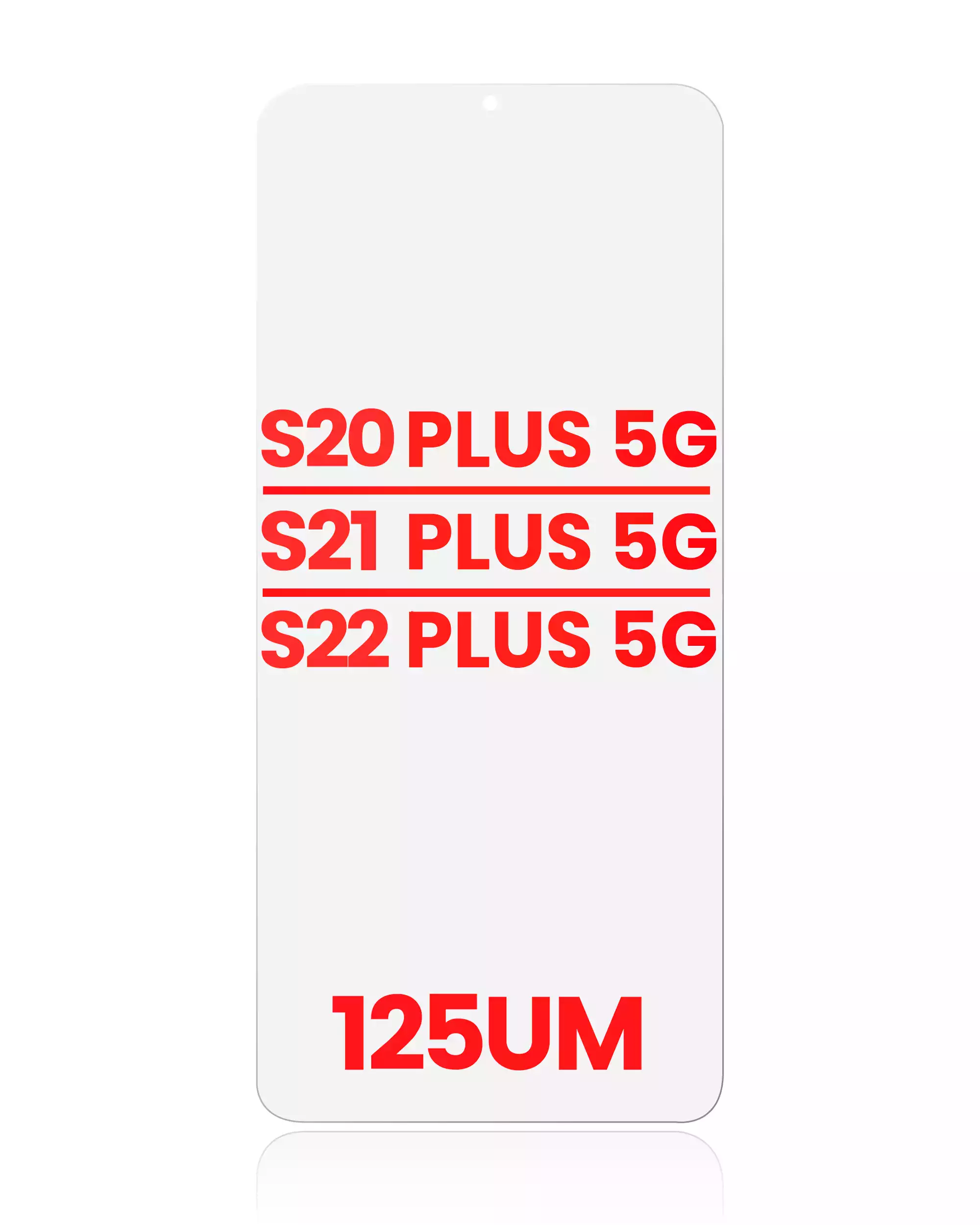 OCA per Samsung Galaxy S20 Plus 5G / S21 Plus 5G / S22 Plus 5G (10 pezzi) (125um)