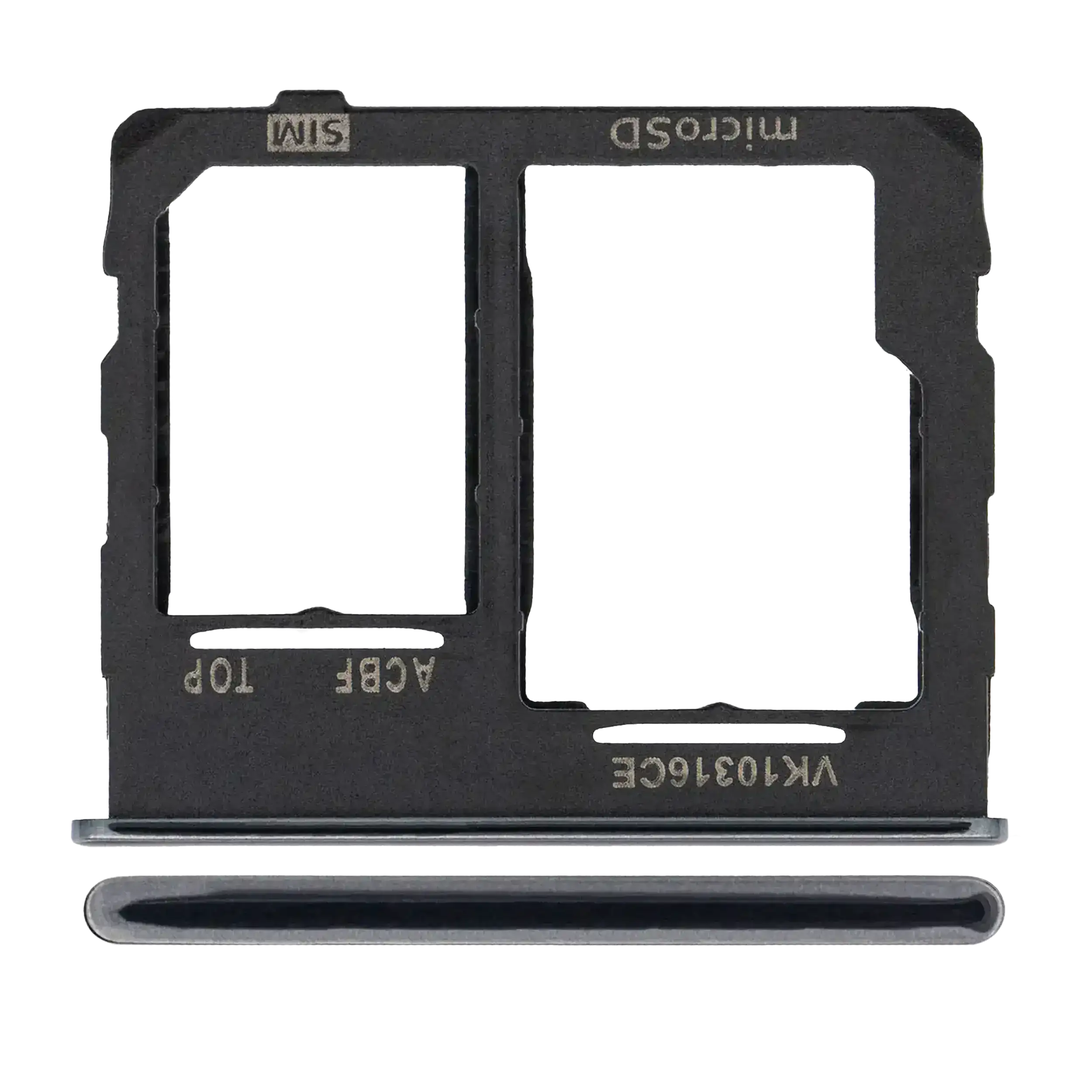 Carrellino SIM singola per Samsung Galaxy A32 5G (A326 / 2021) (Awesome Nero)