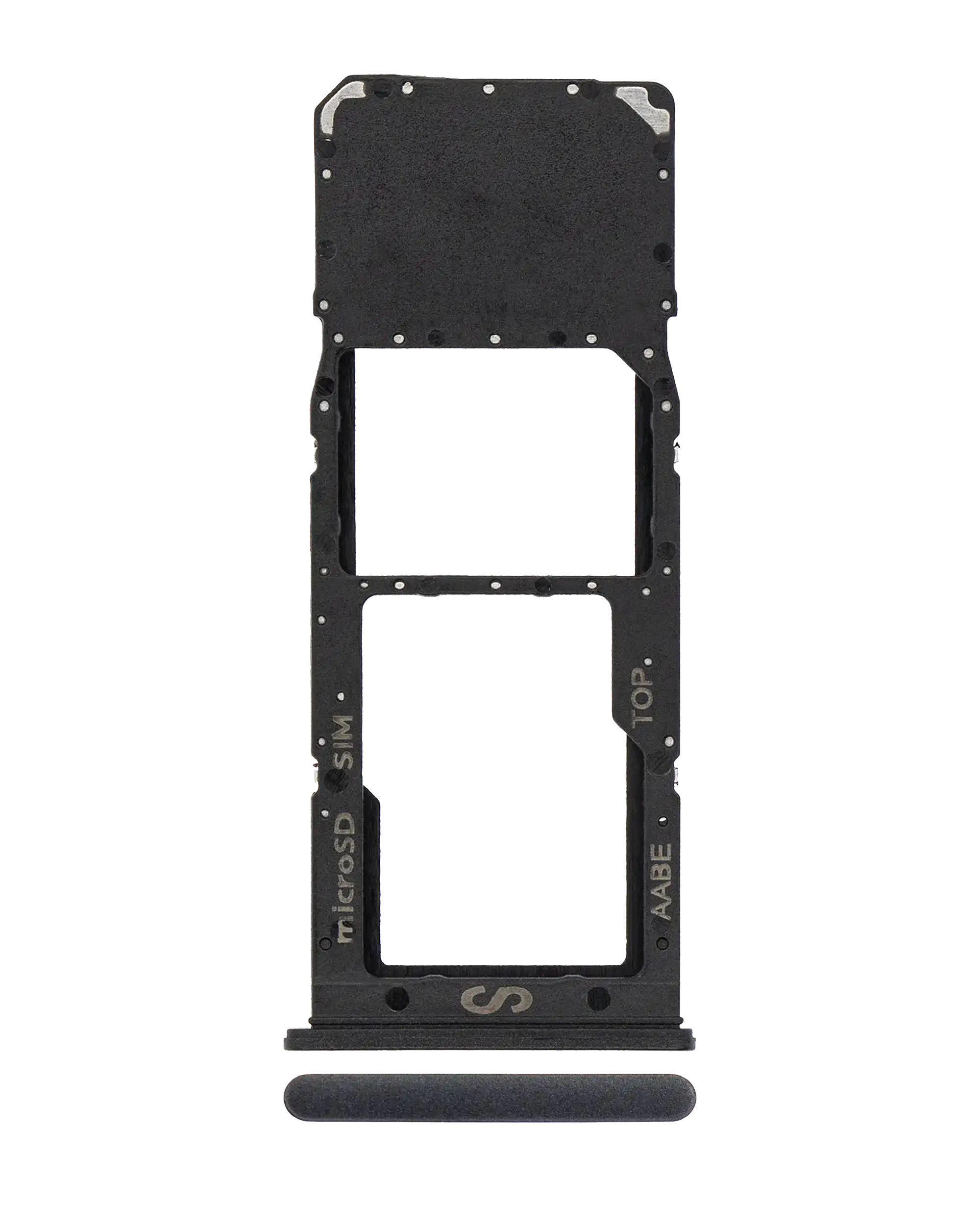 Carrellino SIM singola per Samsung Galaxy A12 (A125 / 2020) (Nero)