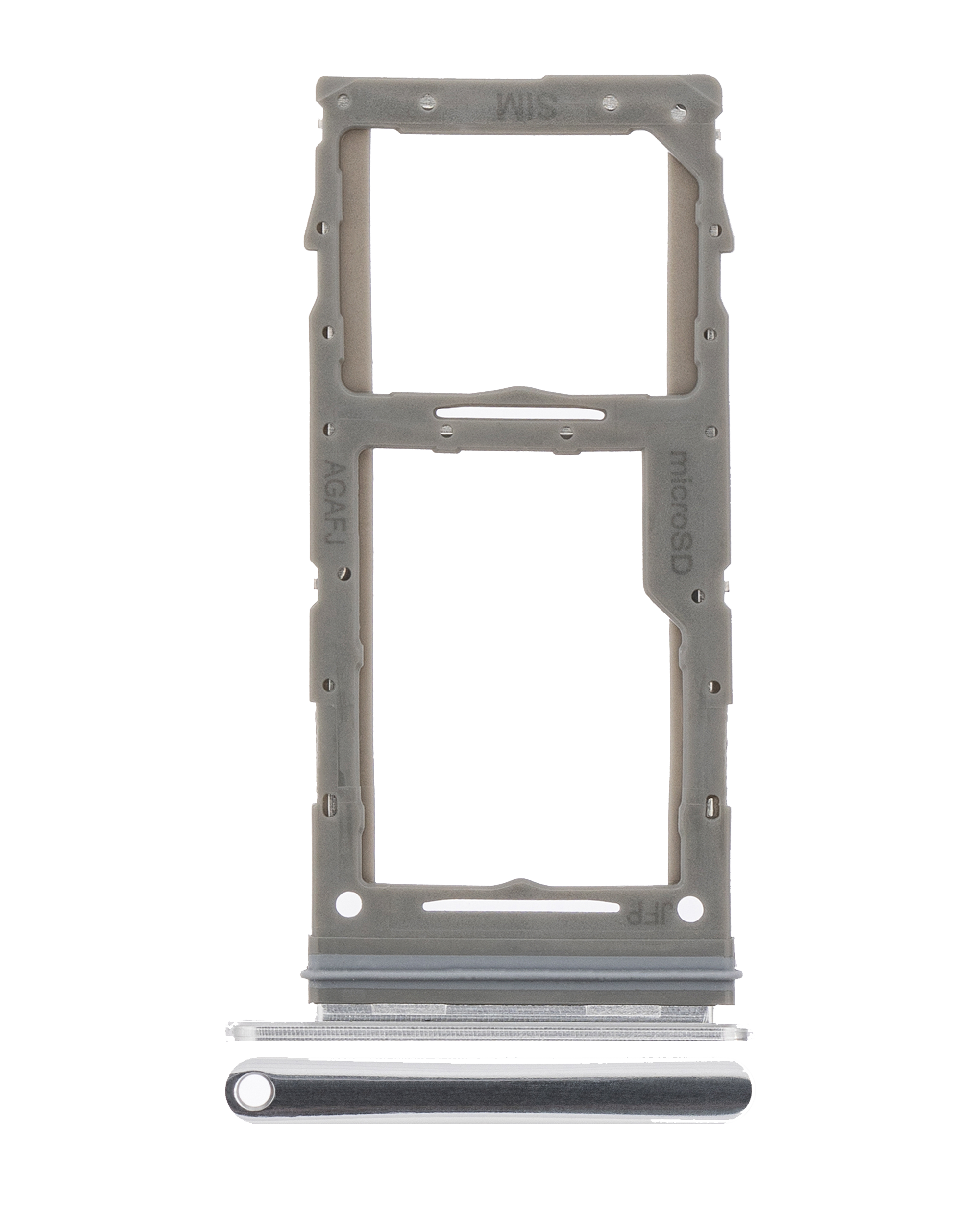 Carrellino SIM singola per Samsung Galaxy A71 5G (A716 / 2020) (Prism Cube Argento)