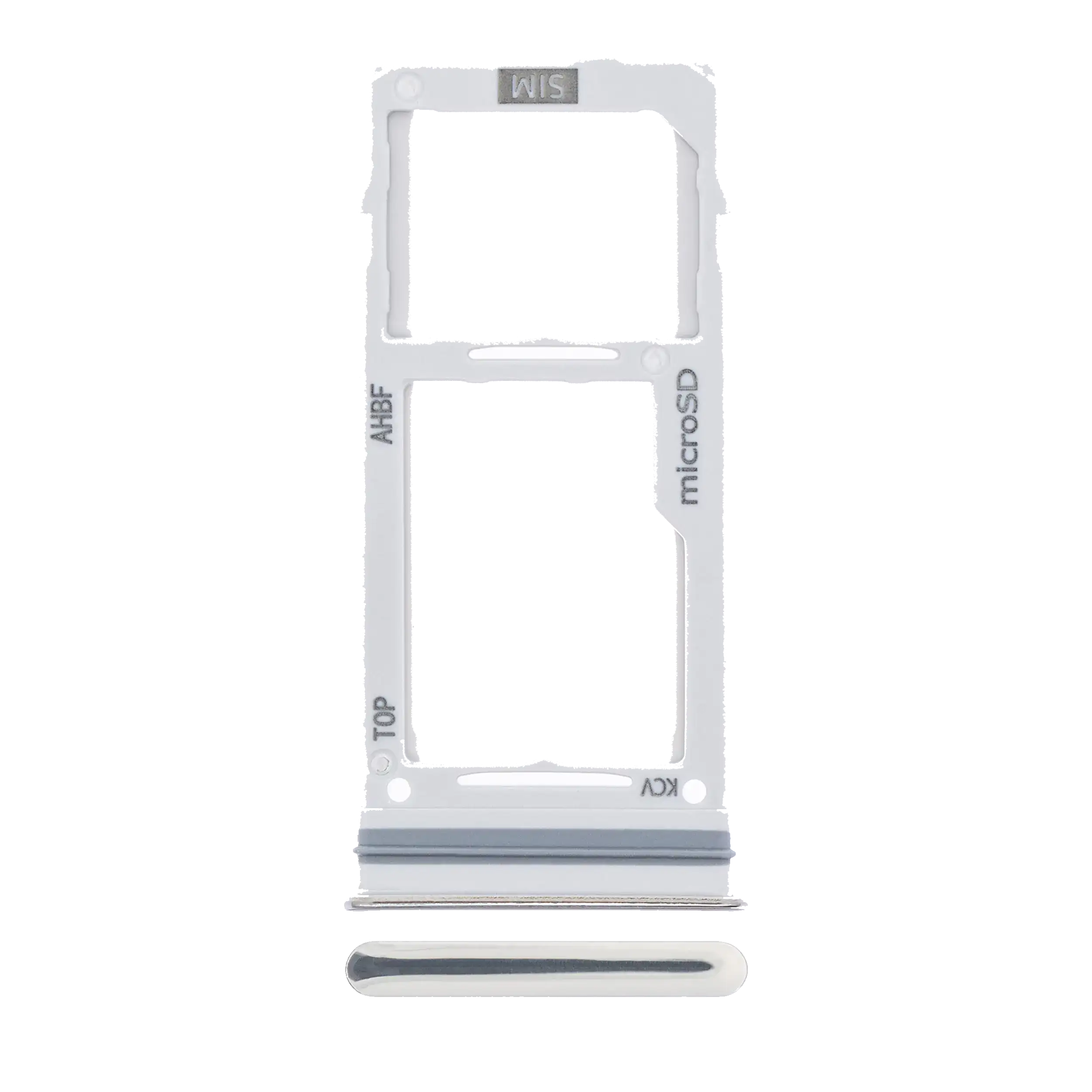Carrellino SIM singola per Samsung Galaxy A52 4G (A525 / 2021) / 5G (A526 / 2021) A52S 5G (A528 / 2021) (Awesome Bianco)