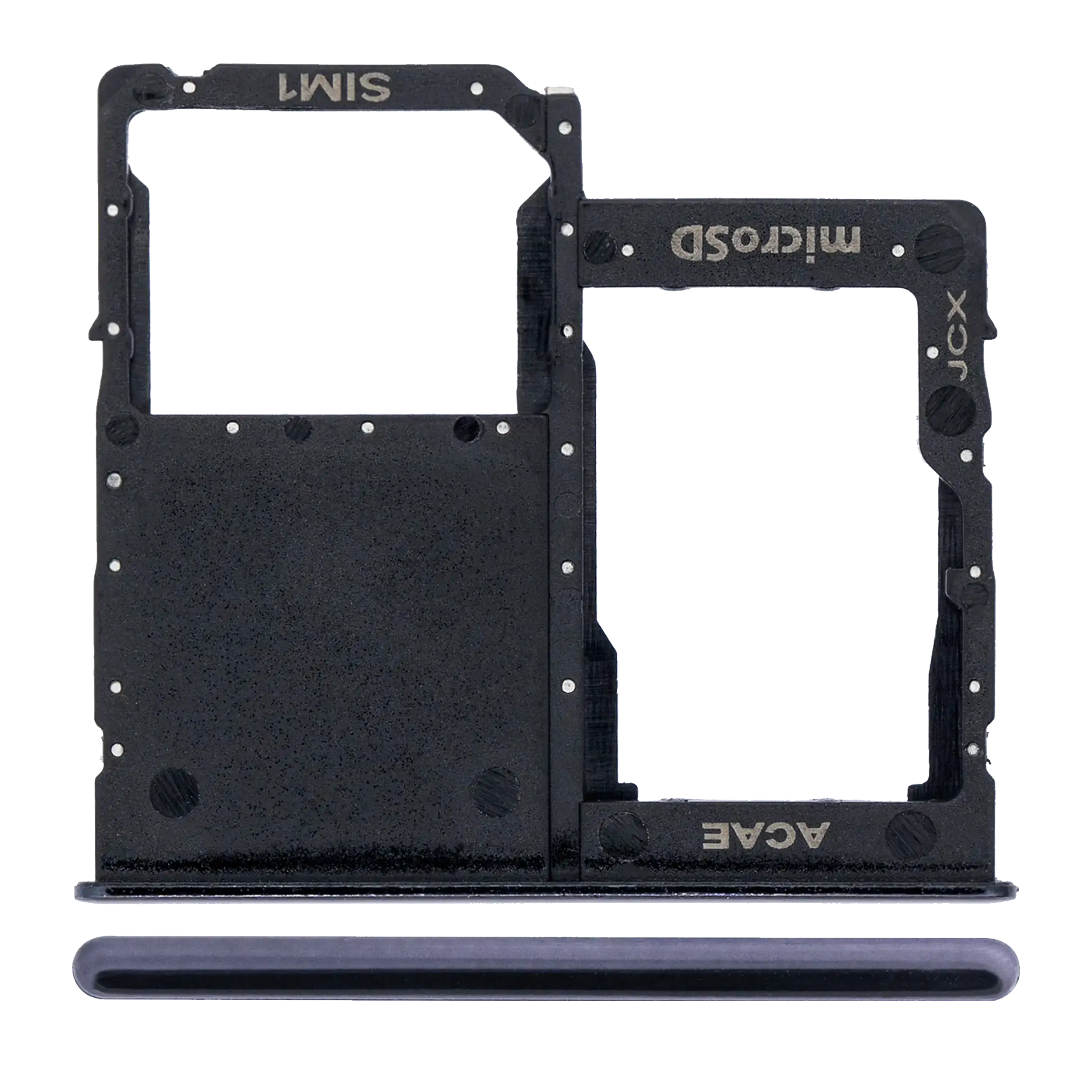 Carrellino SIM singola per Samsung Galaxy A31 (A315 / 2020) (Prism Crush Nero)