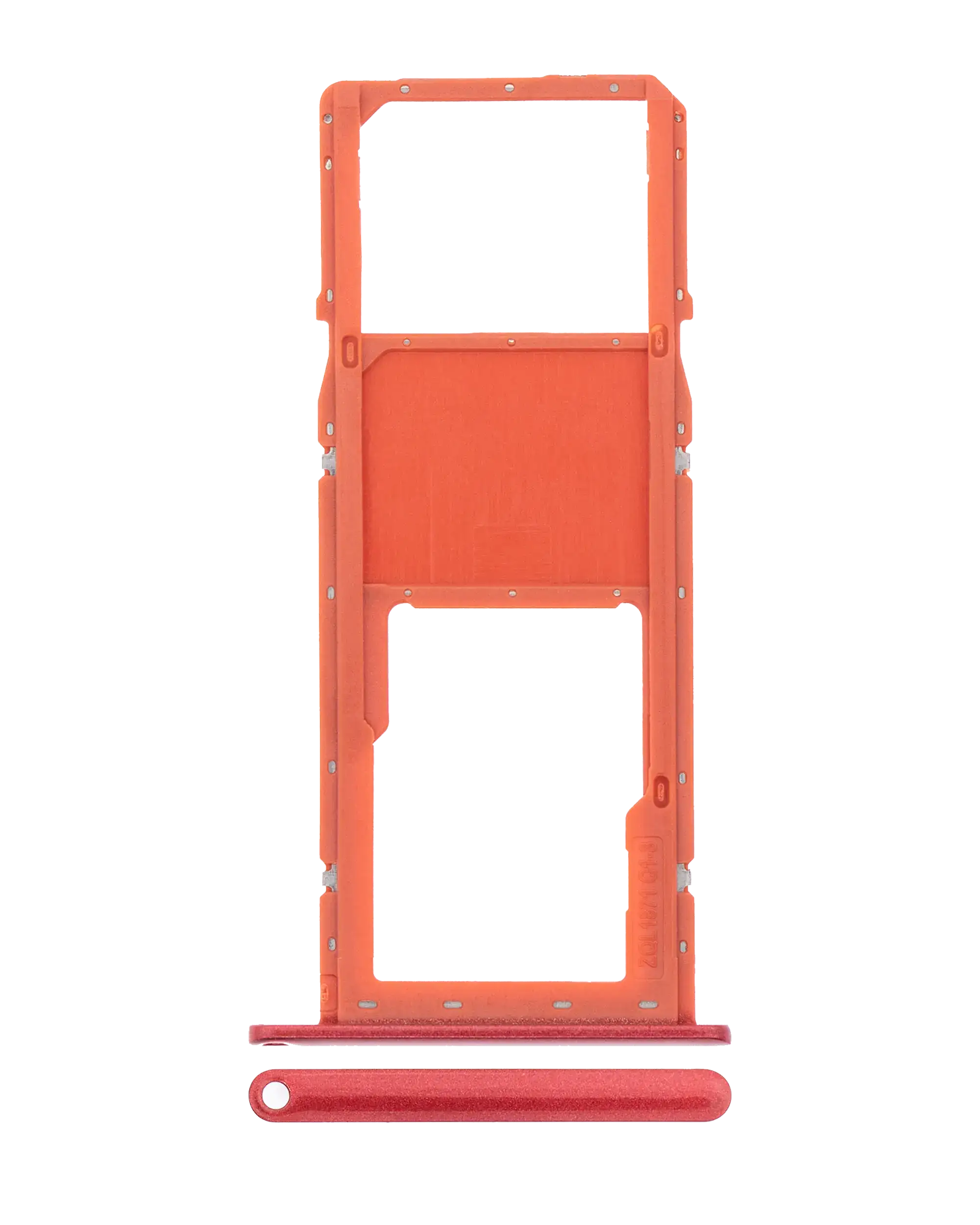 Carrellino SIM singola per Samsung Galaxy A11 (A115 / 2020) (Rosso)