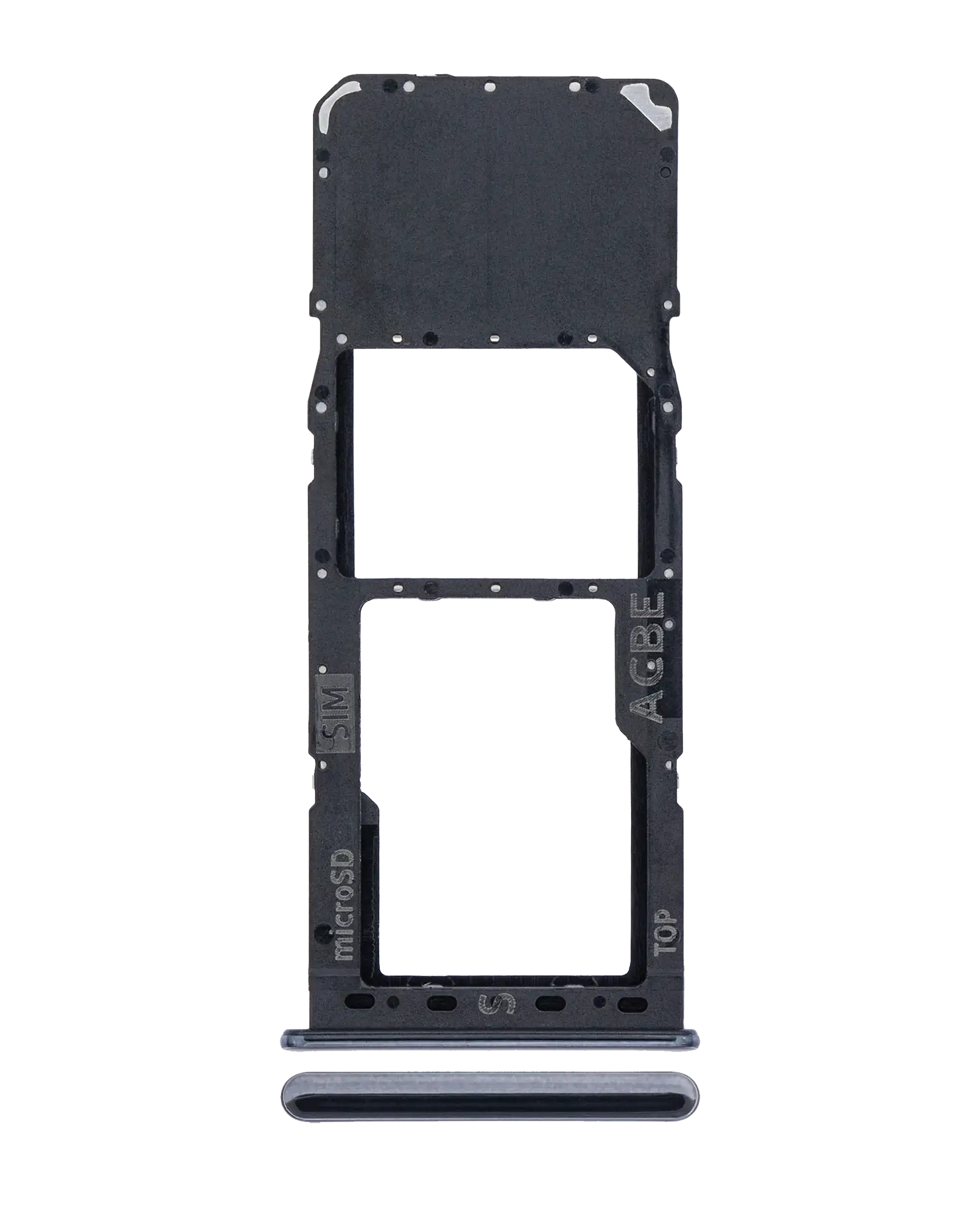 Carrellino SIM singola per Samsung Galaxy A32 (A325 / 2021) (Awesome Nero)