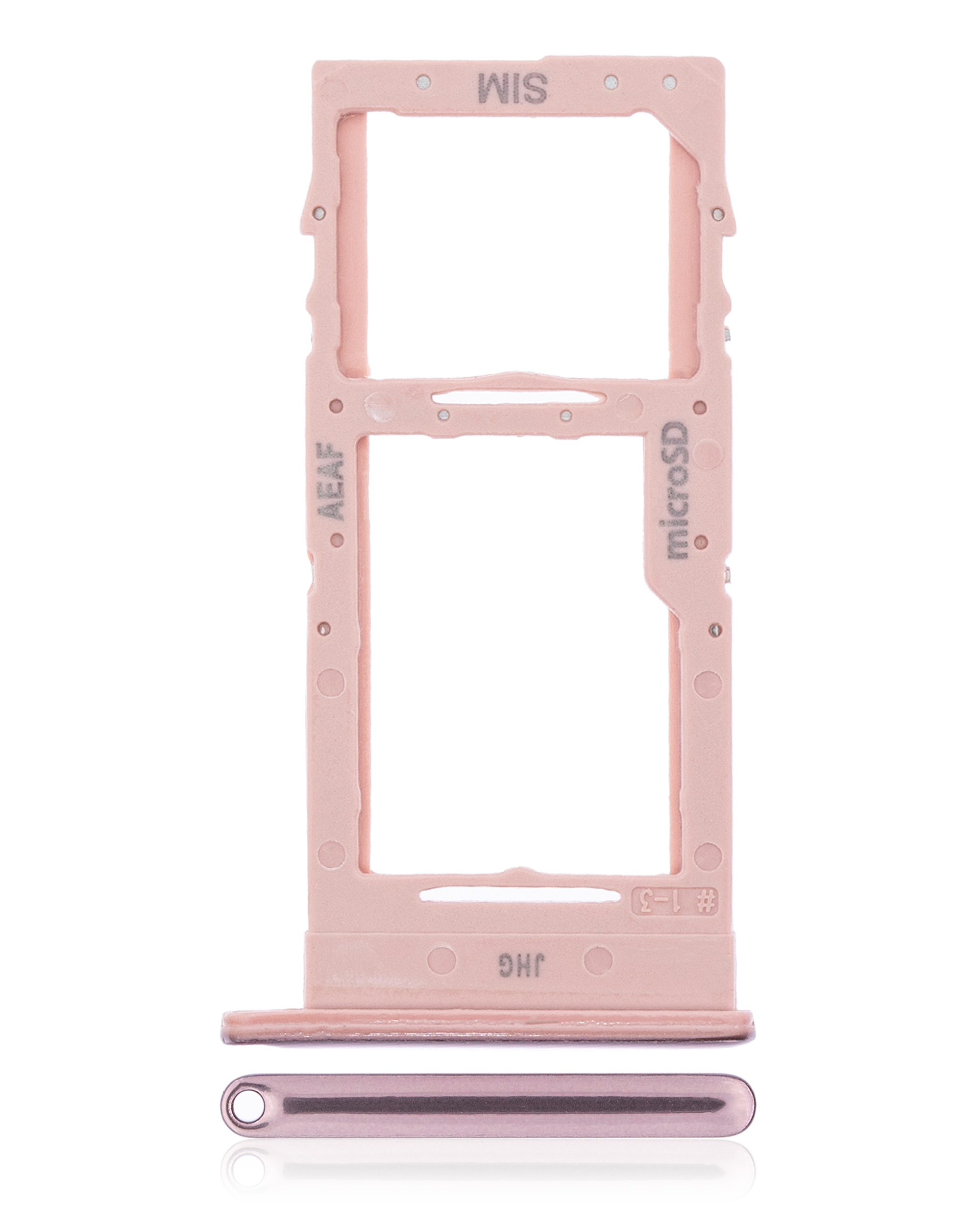 Carrellino SIM singola per Samsung Galaxy A51 5G (A516 / 2020) (Prism Cube Rosa)