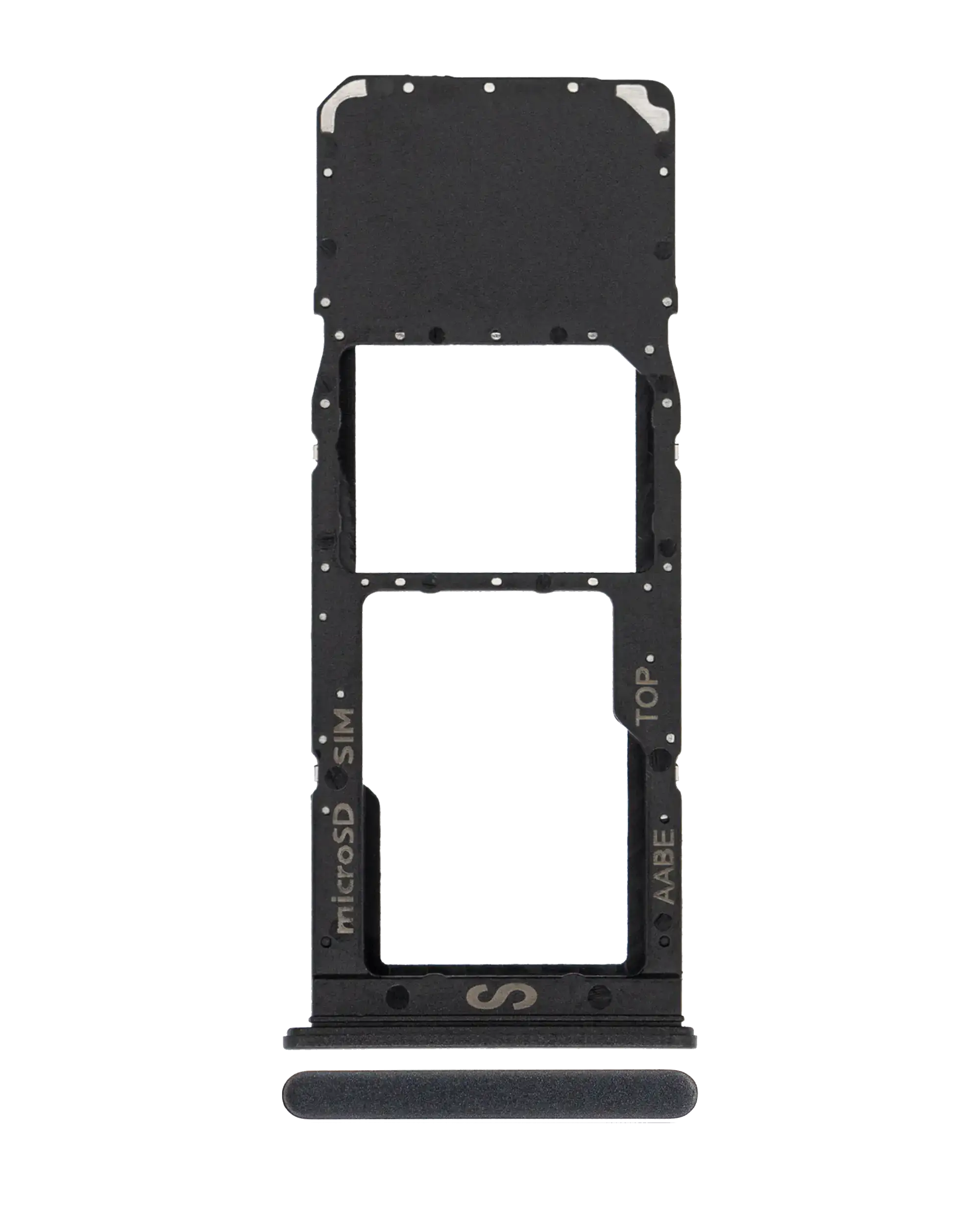 Carrellino SIM singola per Samsung Galaxy A02 (A022 / 2020) (Nero)