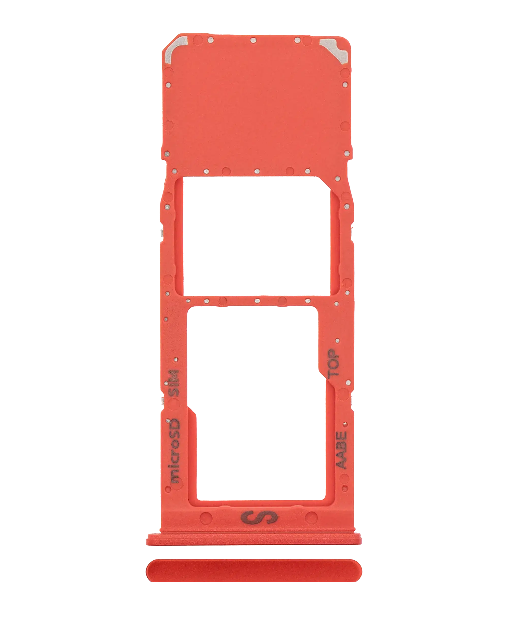 Carrellino SIM singola per Samsung Galaxy A02 (A022 / 2020) (Rosso)