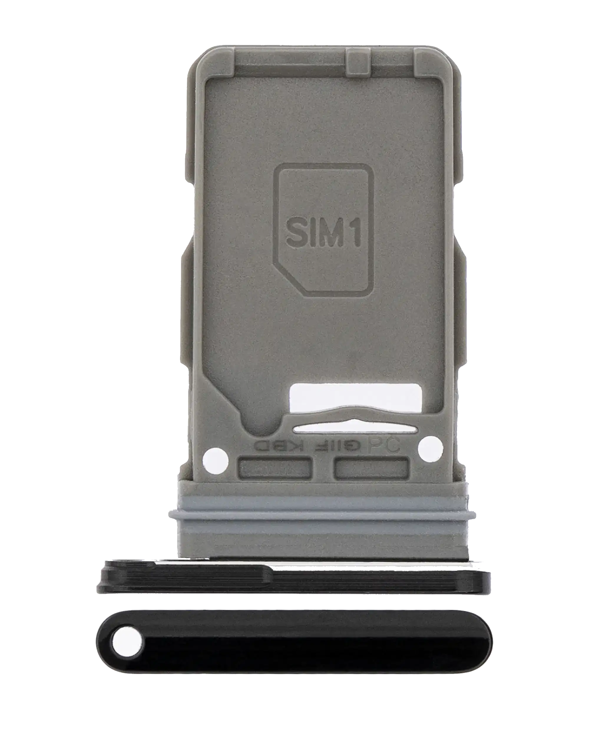 Carrellino SIM singola per Samsung Galaxy S21 Plus (Phantom Nero)