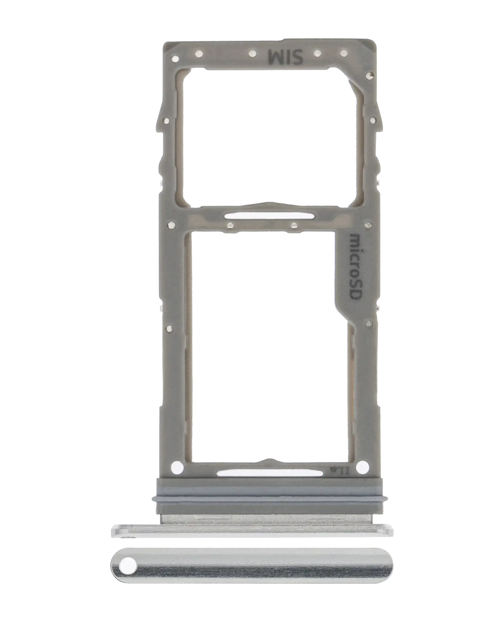 Carrellino SIM singola per Samsung Galaxy S10 Lite (Prism Bianco)