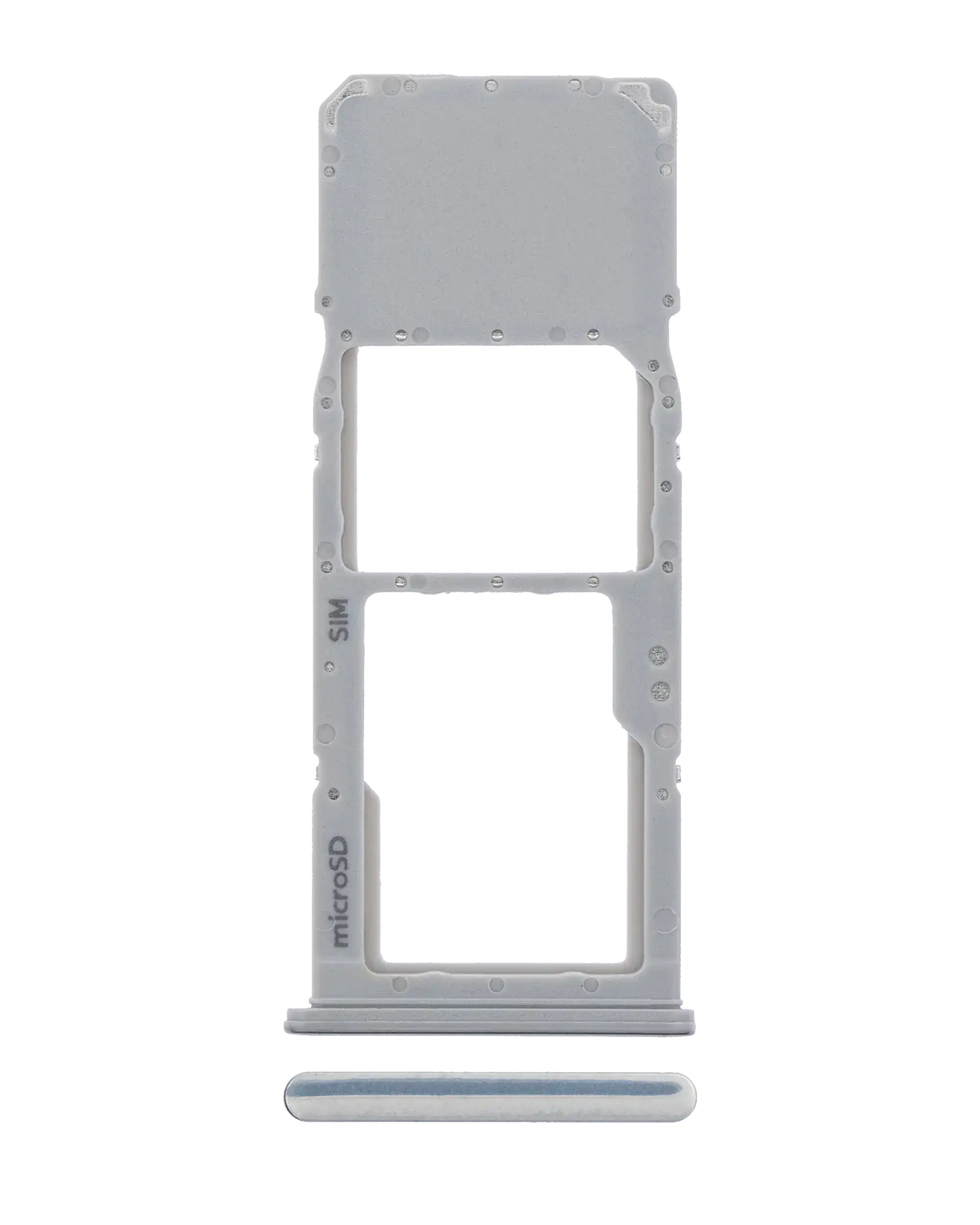 Carrellino SIM singola per Samsung Galaxy A70 (A705 / 2019) (Argento)