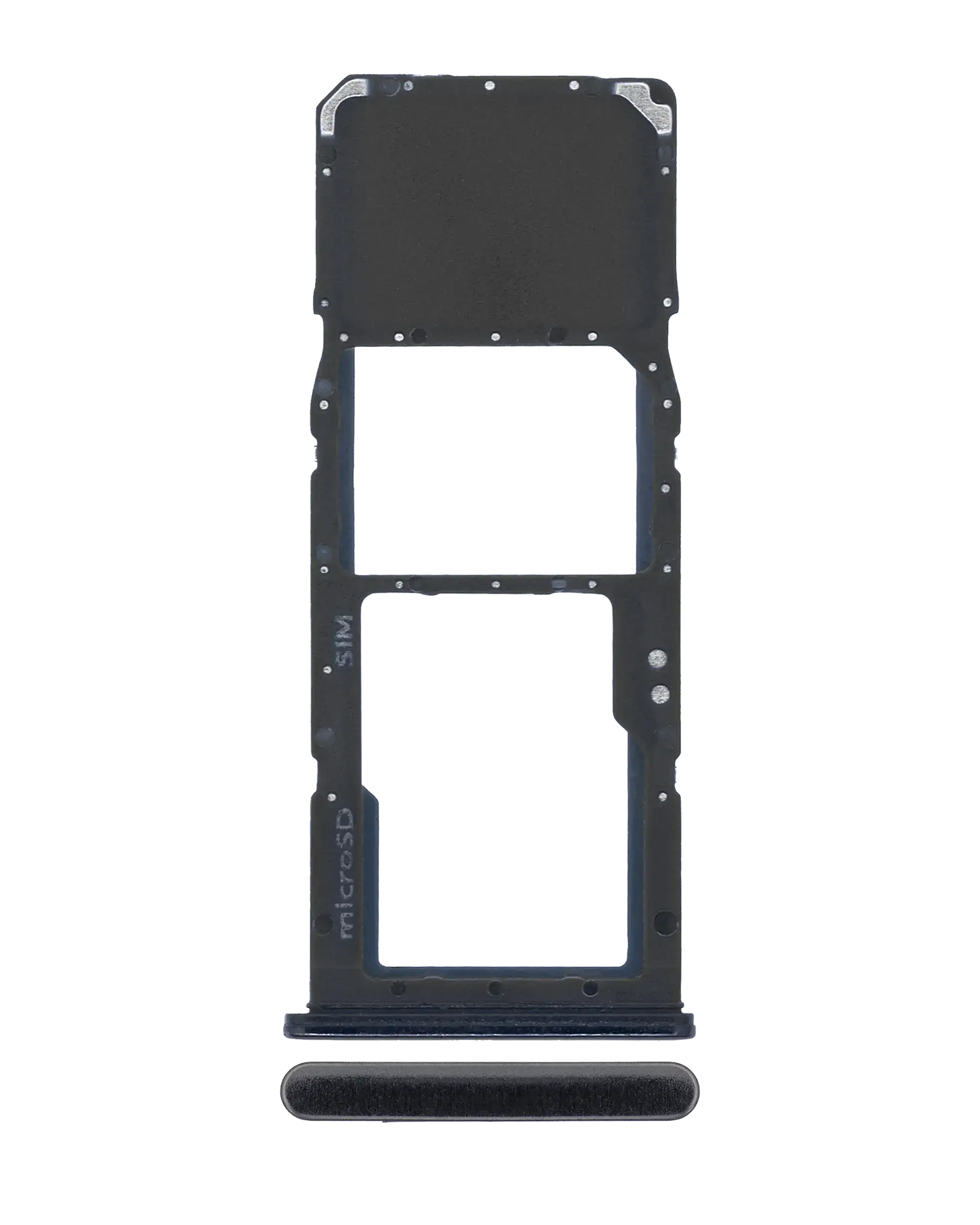 Carrellino SIM singola per Samsung Galaxy A70 (A705 / 2019) (Nero)
