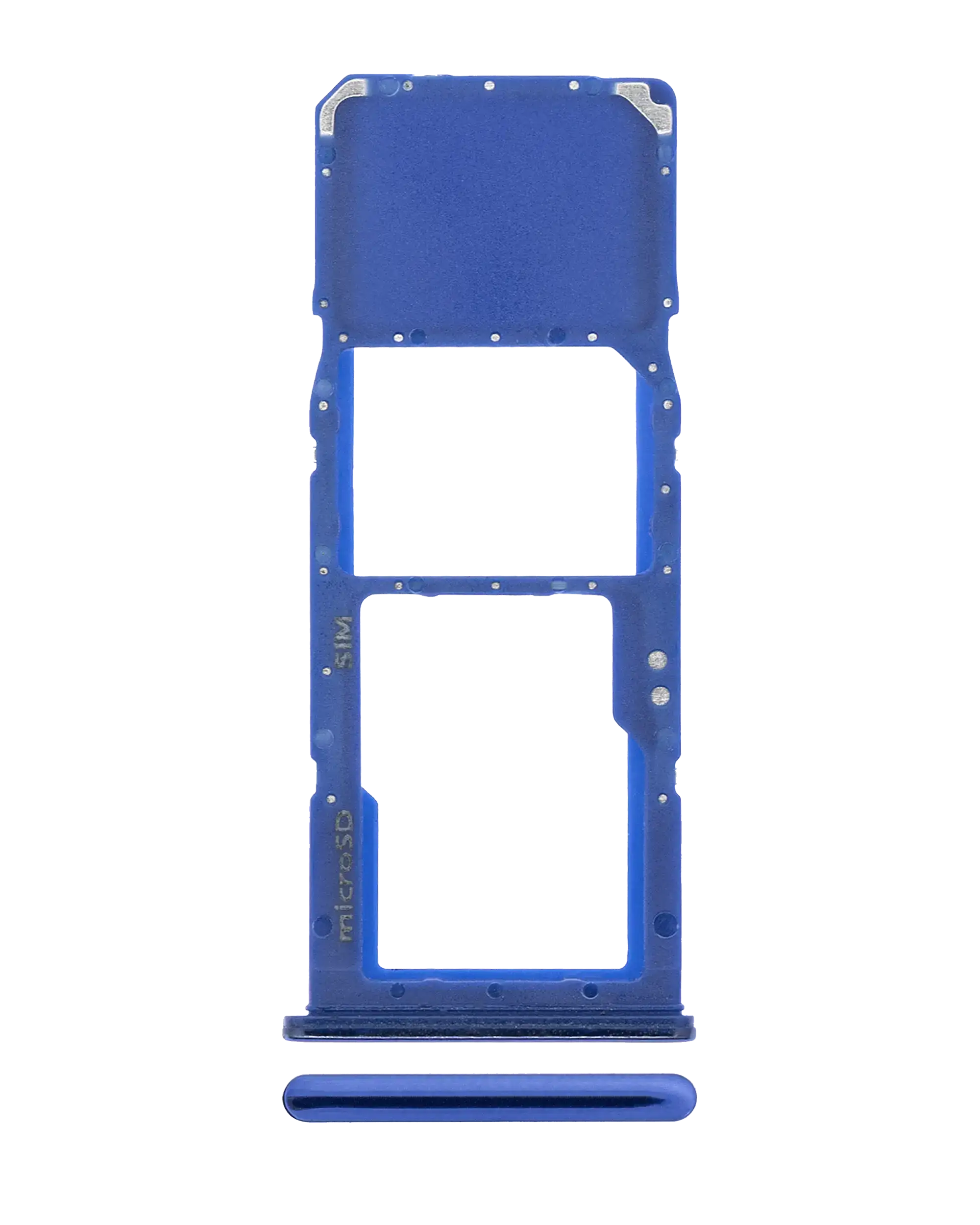Carrellino SIM singola per Samsung Galaxy A70 (A705 / 2019) (Blu)