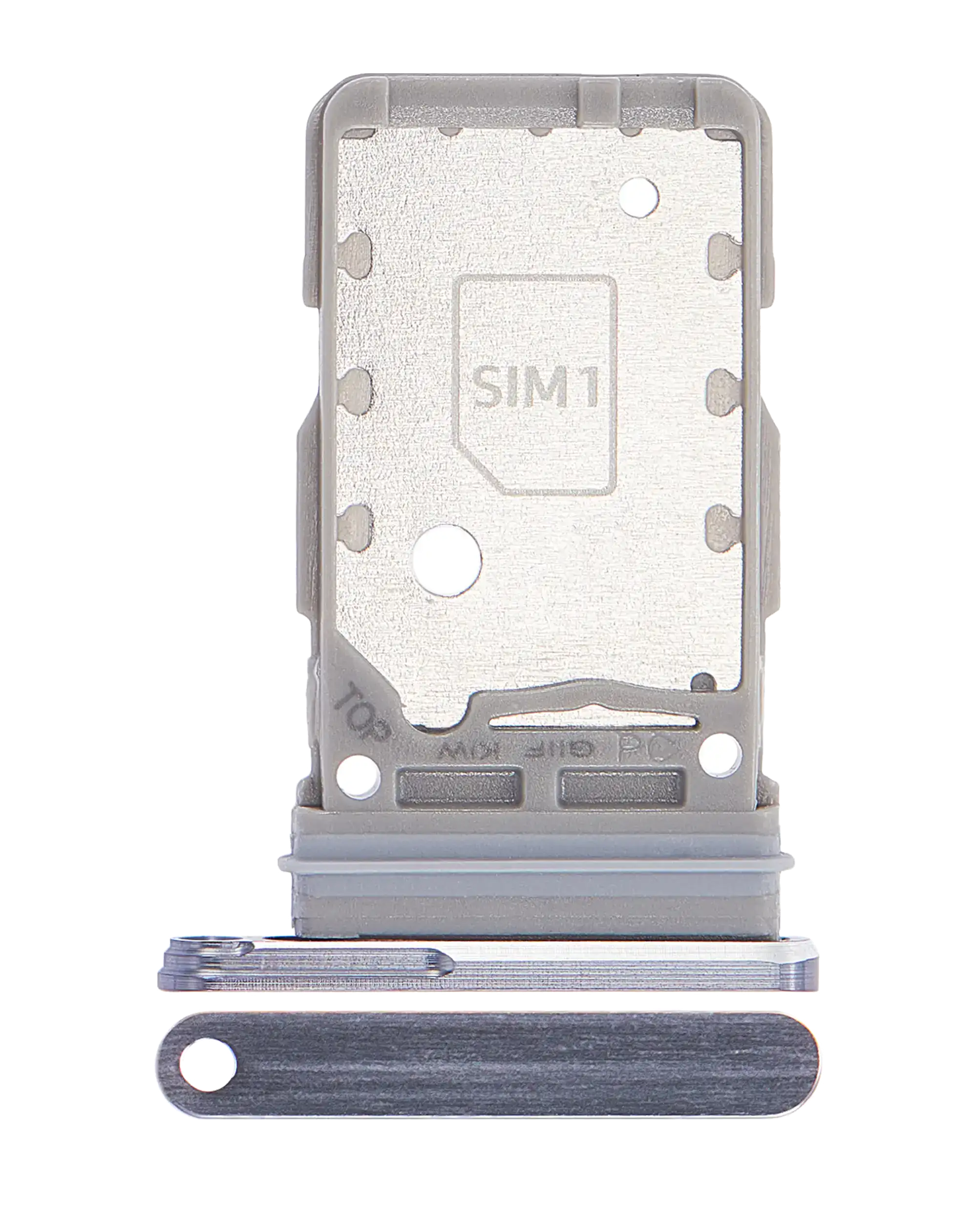 Carrellino doppia SIM per Samsung Galaxy S21 Ultra (Phantom Titanio)