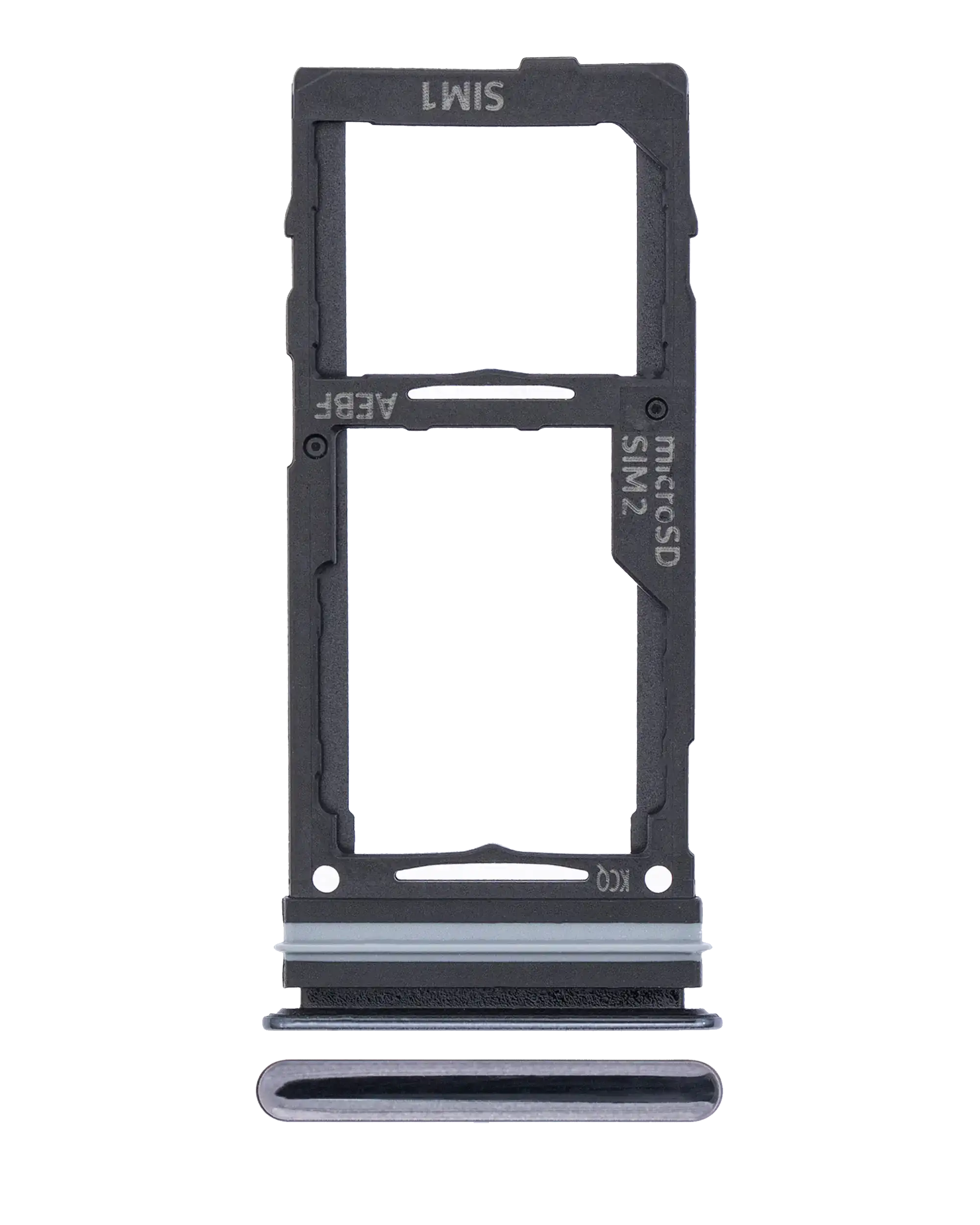 Carrellino doppia SIM per Samsung Galaxy A52 4G (A525 / 2021) / 5G (A526 / 2021) A52S 5G (A528 / 2021) (Awesome Nero)