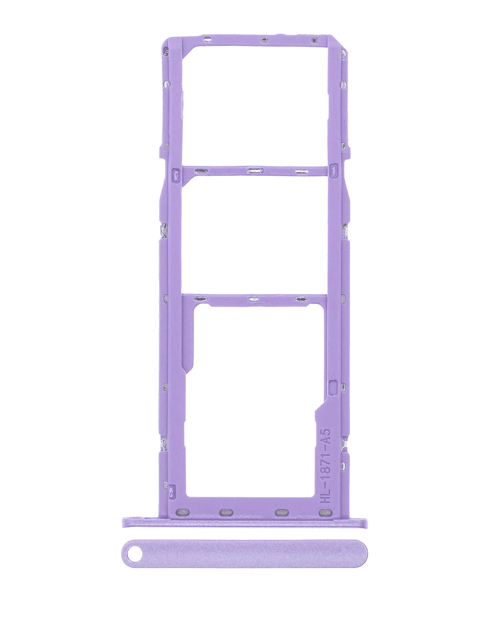 Carrellino doppia SIM per Samsung Galaxy A01 (A015 / 2020) (Viola)