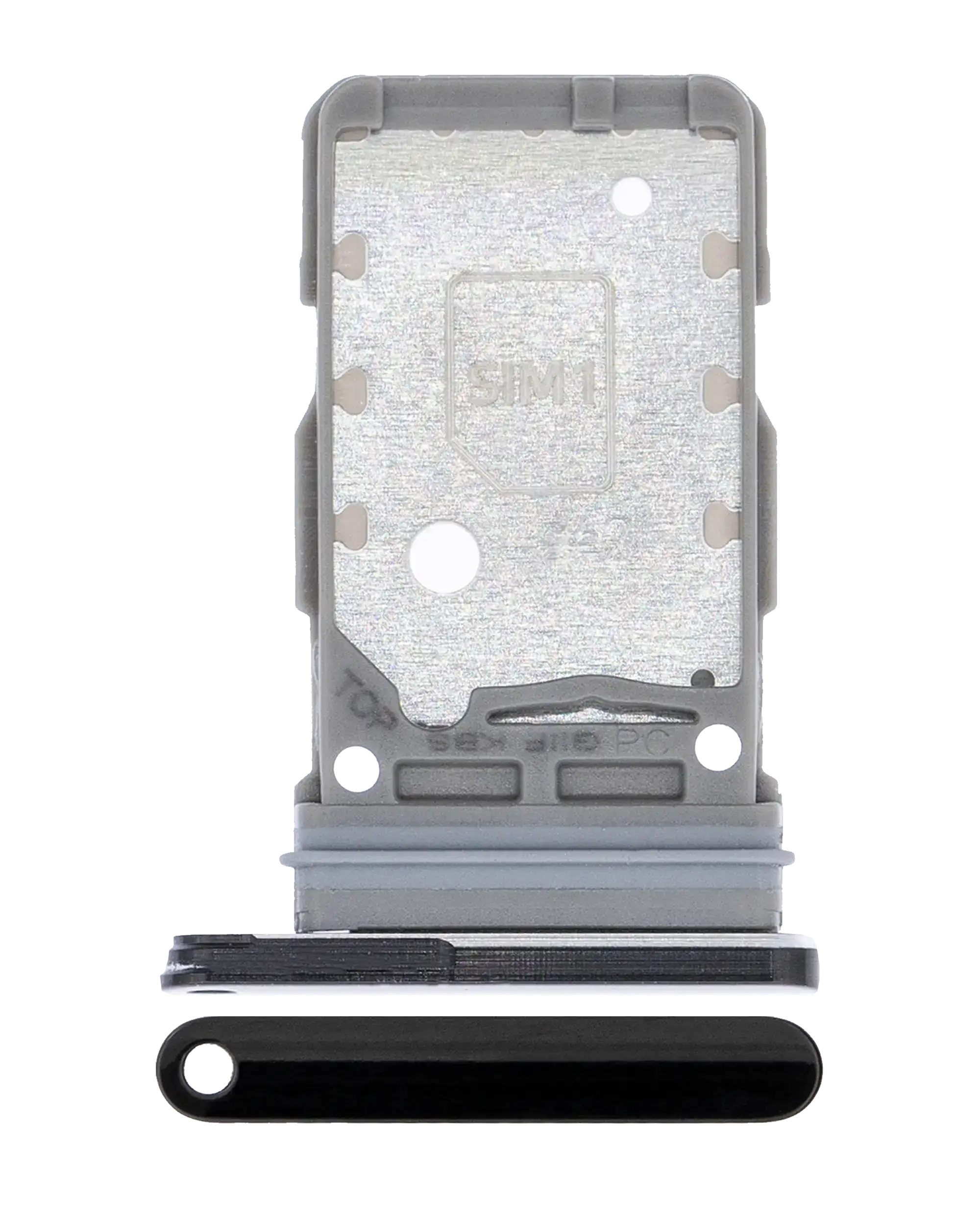 Carrellino doppia SIM per Samsung Galaxy S21 Plus (Phantom Nero)