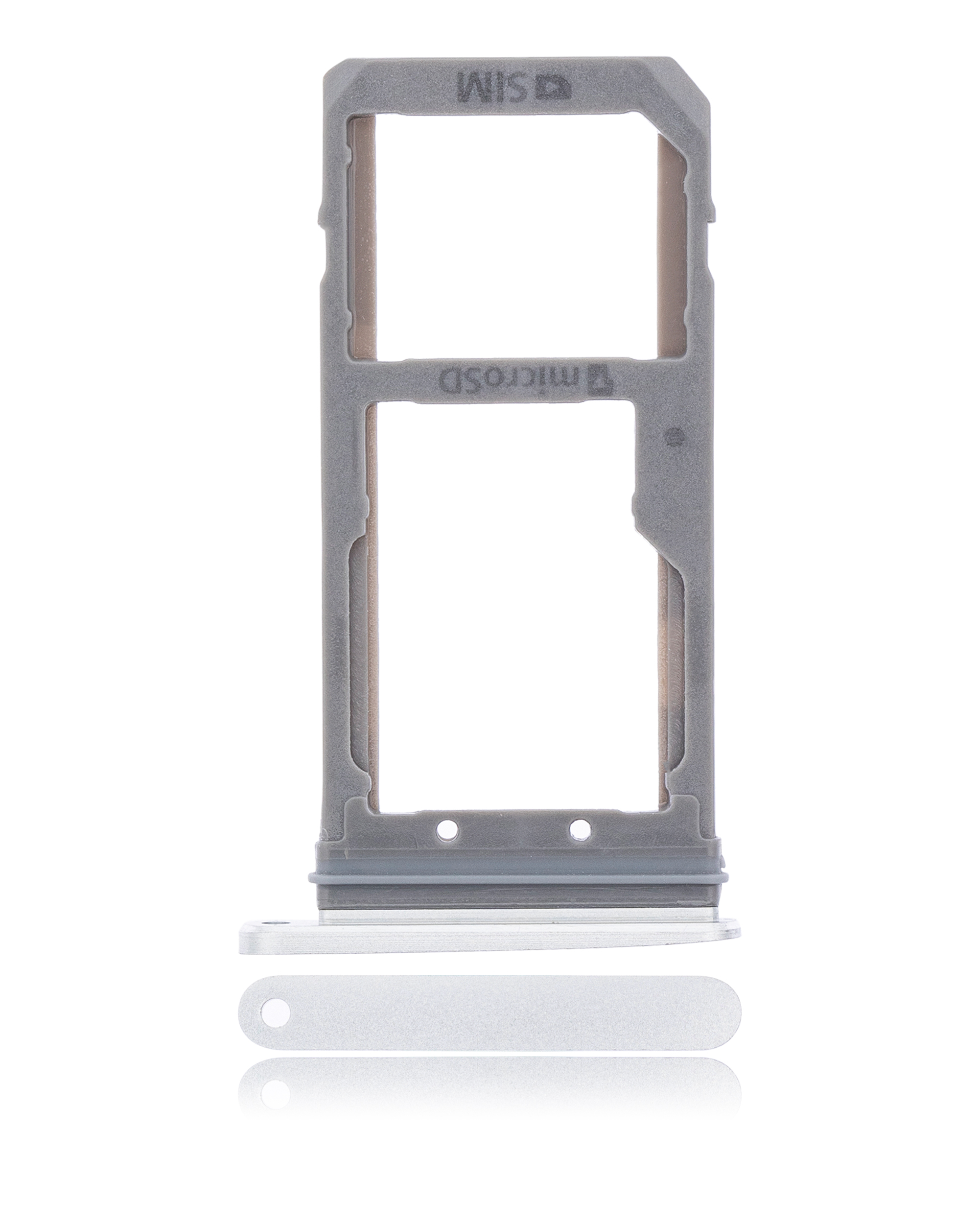 Carrellino doppia SIM per Samsung Galaxy S7 (Argento)