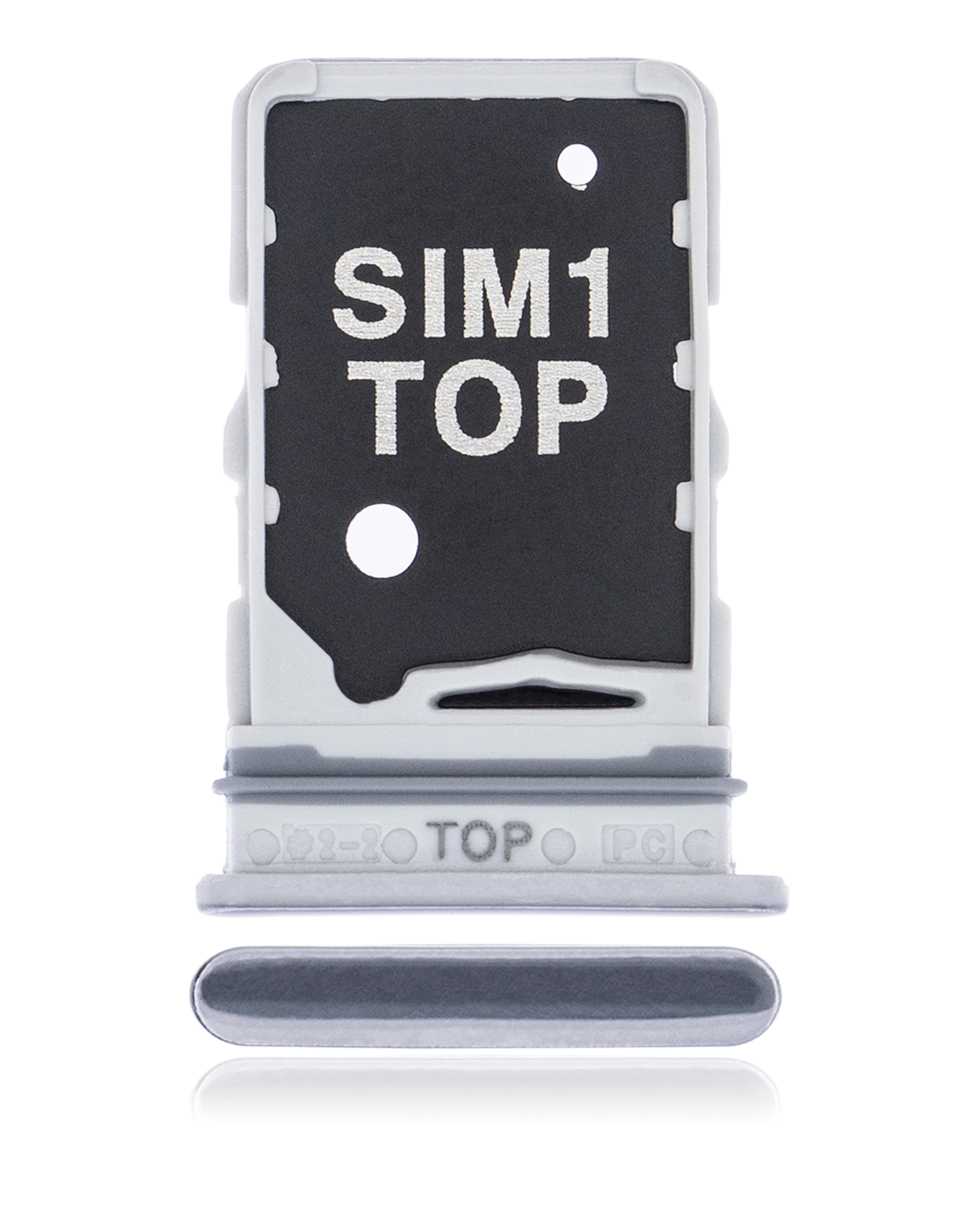 Carrellino doppia SIM per Samsung Galaxy A80 (A805 / 2019) (Ghost Bianco)