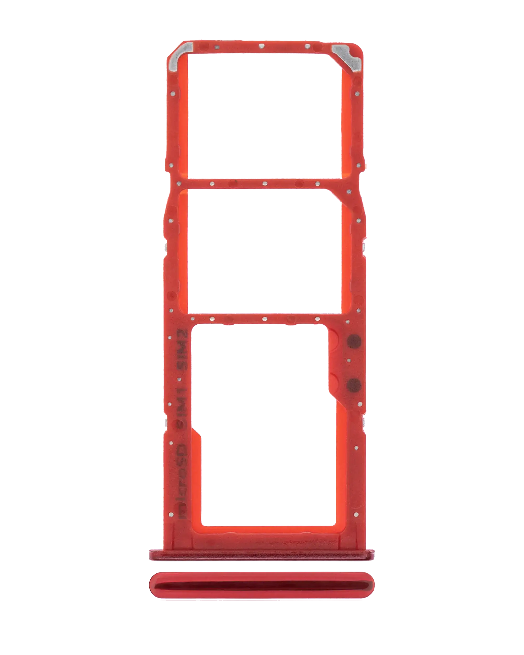 Carrellino doppia SIM per Samsung Galaxy A51 4G (A515 / 2019) (Rosso)