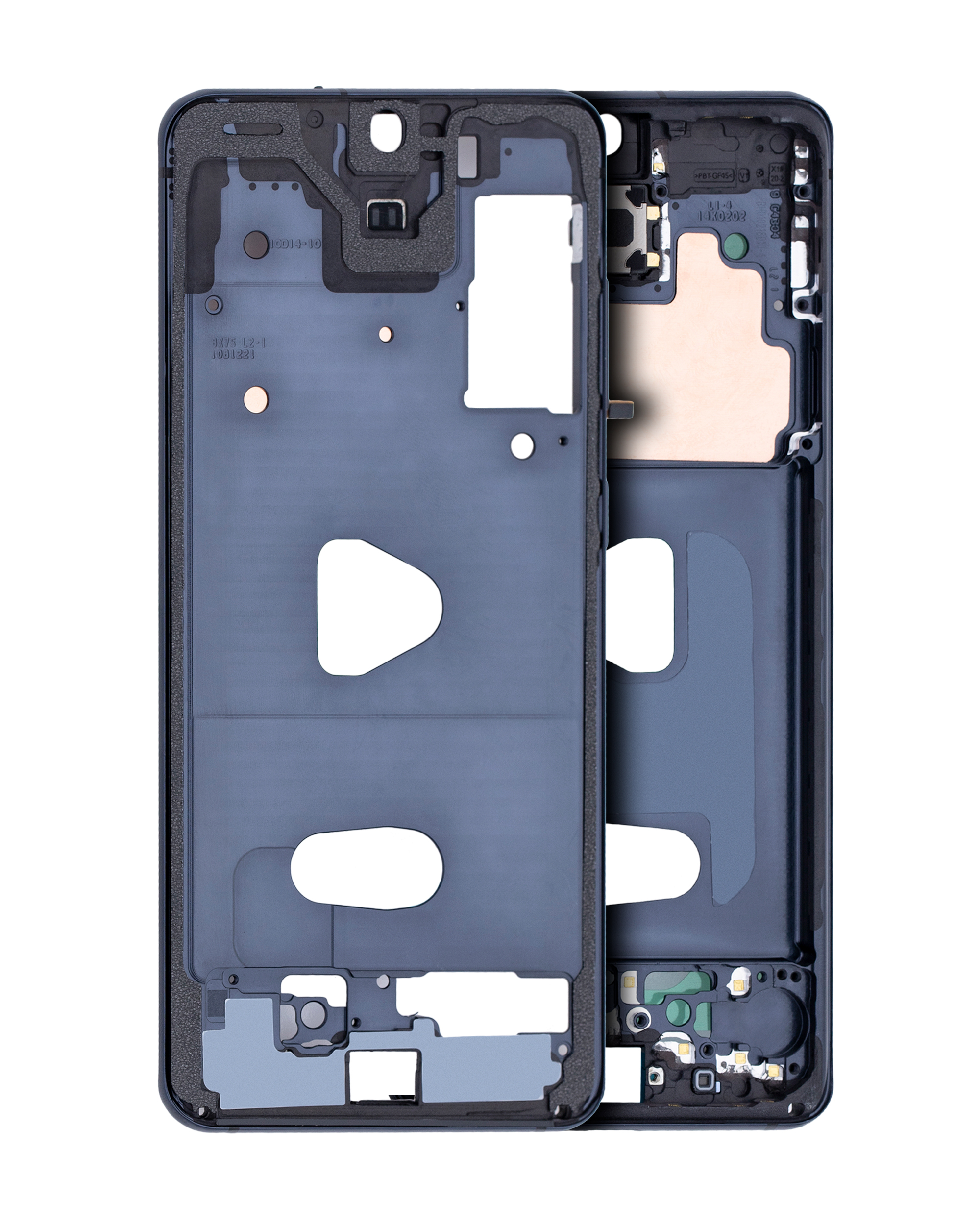 Frame centrale per Samsung Galaxy S20 4G (Nero cosmico)